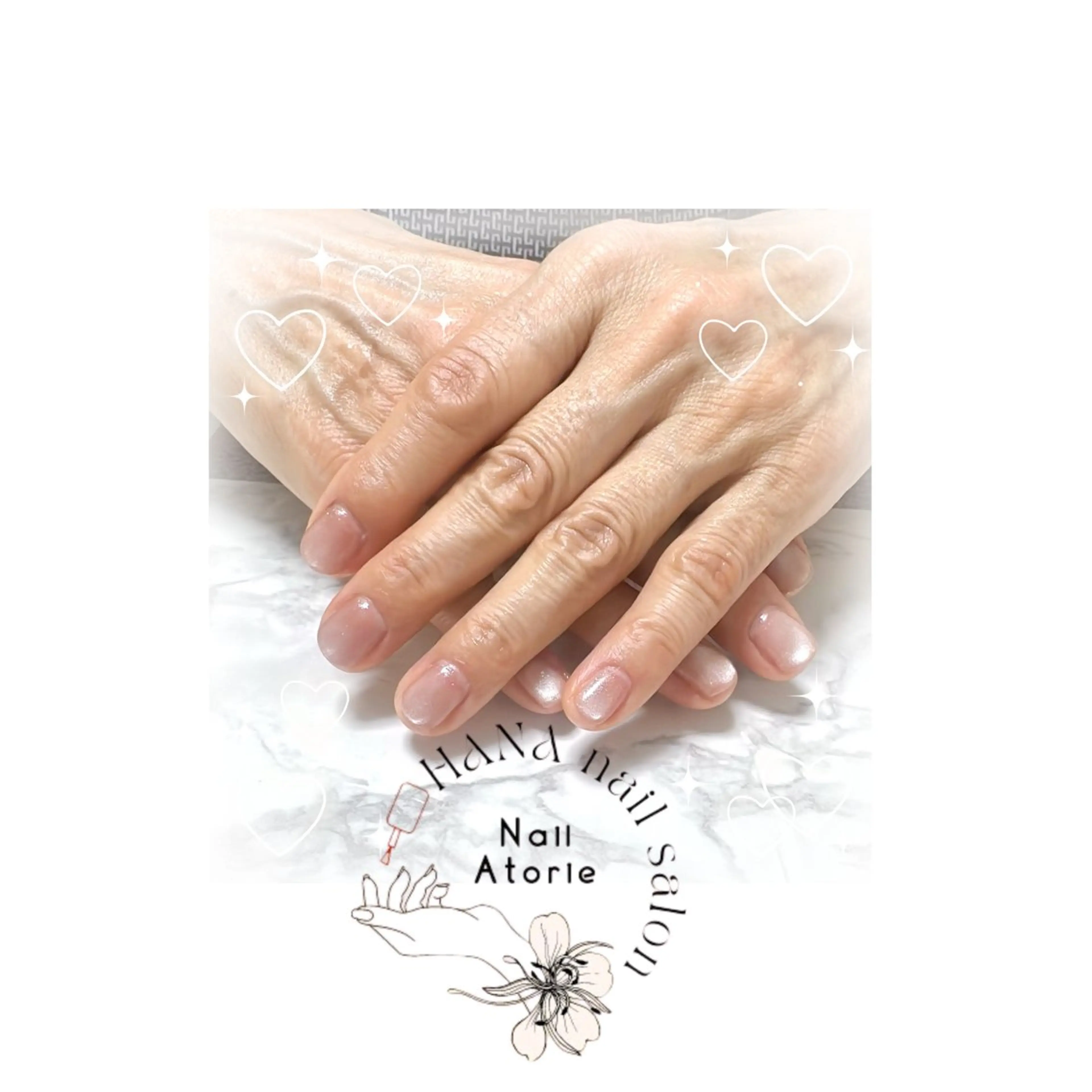 ネイル マグネットネイル ハンドネイル HaNA 　nail salonのネイルデザイン