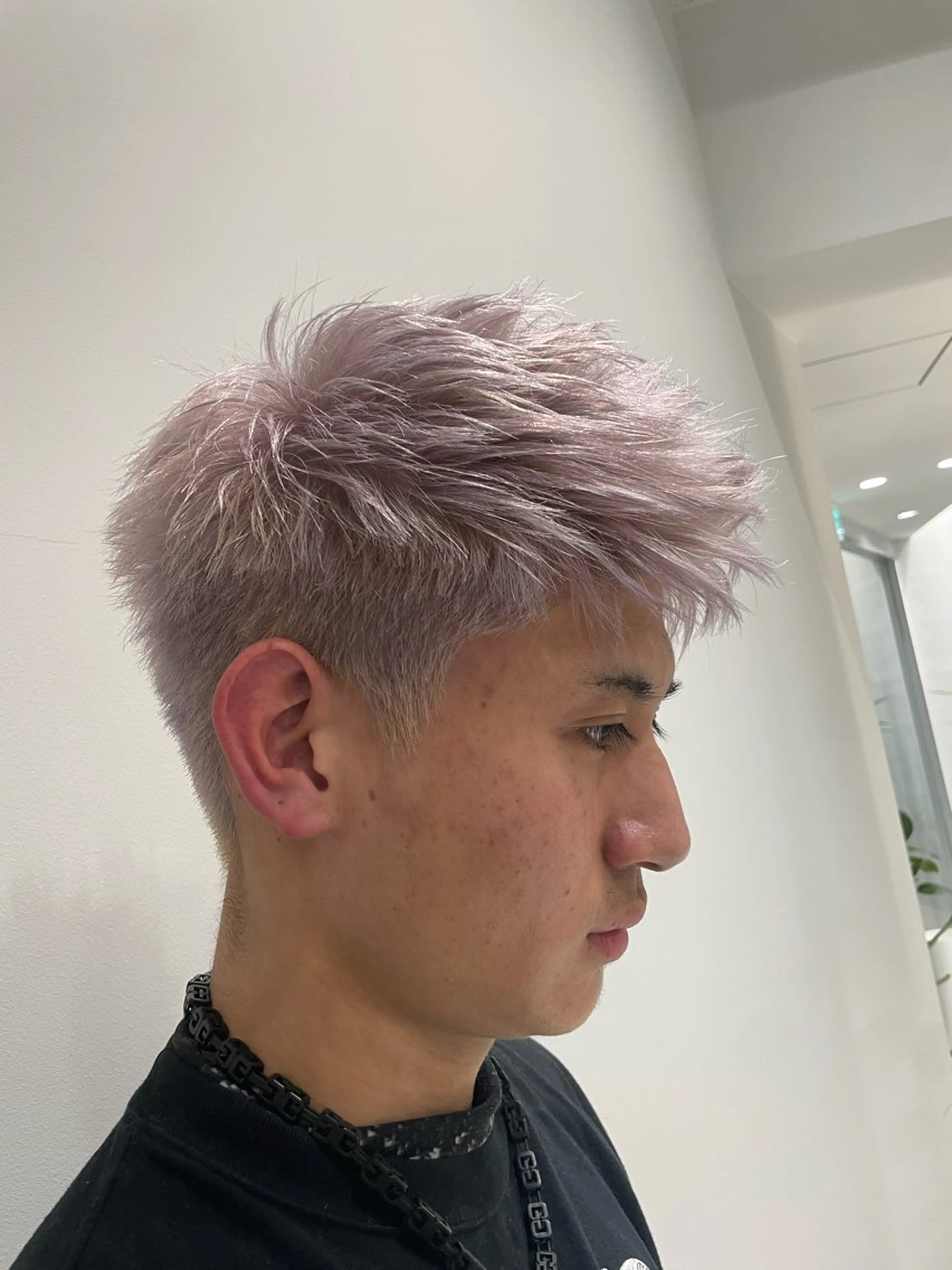 カラー メンズ 無料ショートモデル 募集中❗️秋山ひらいのヘアスタイル