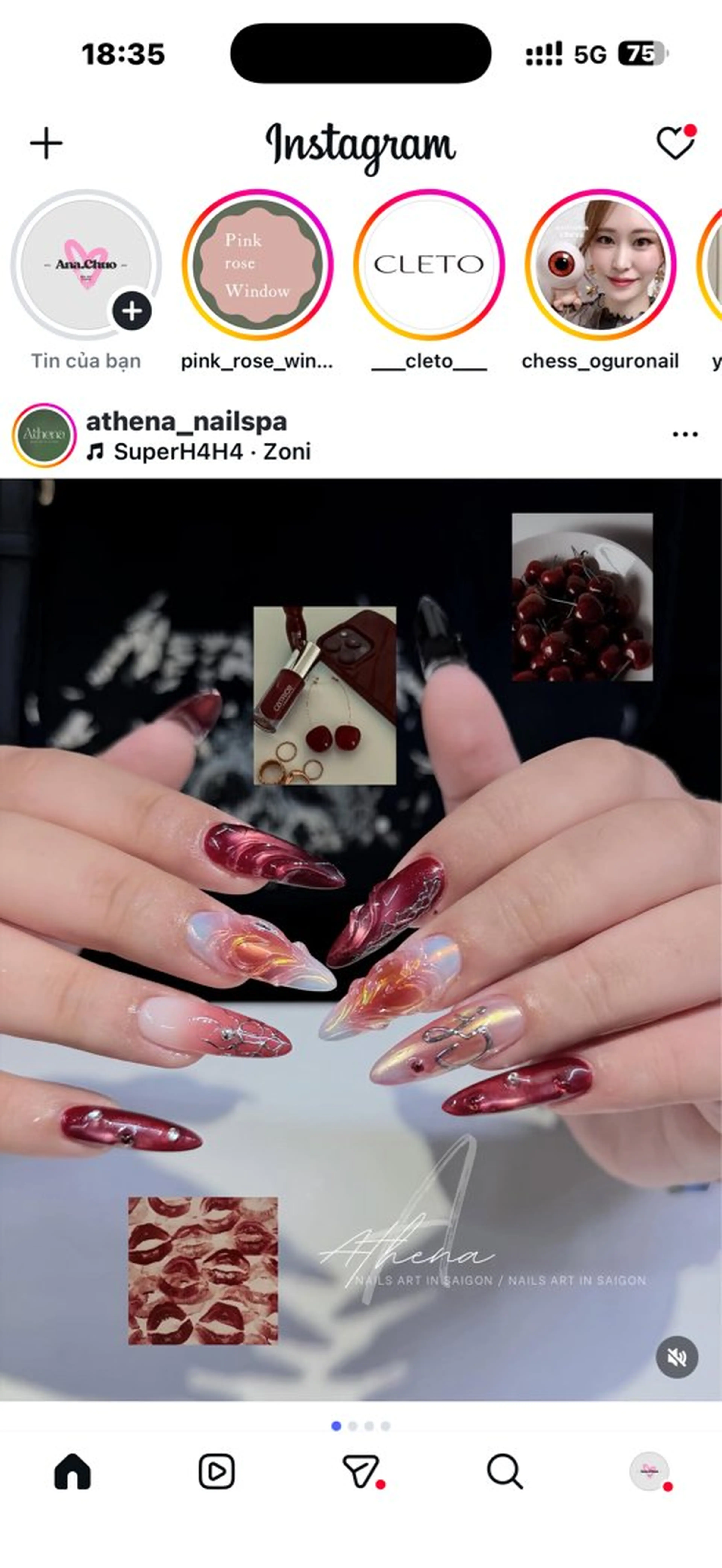 ネイル ROSE ANA CHUO 本川越のネイルデザイン