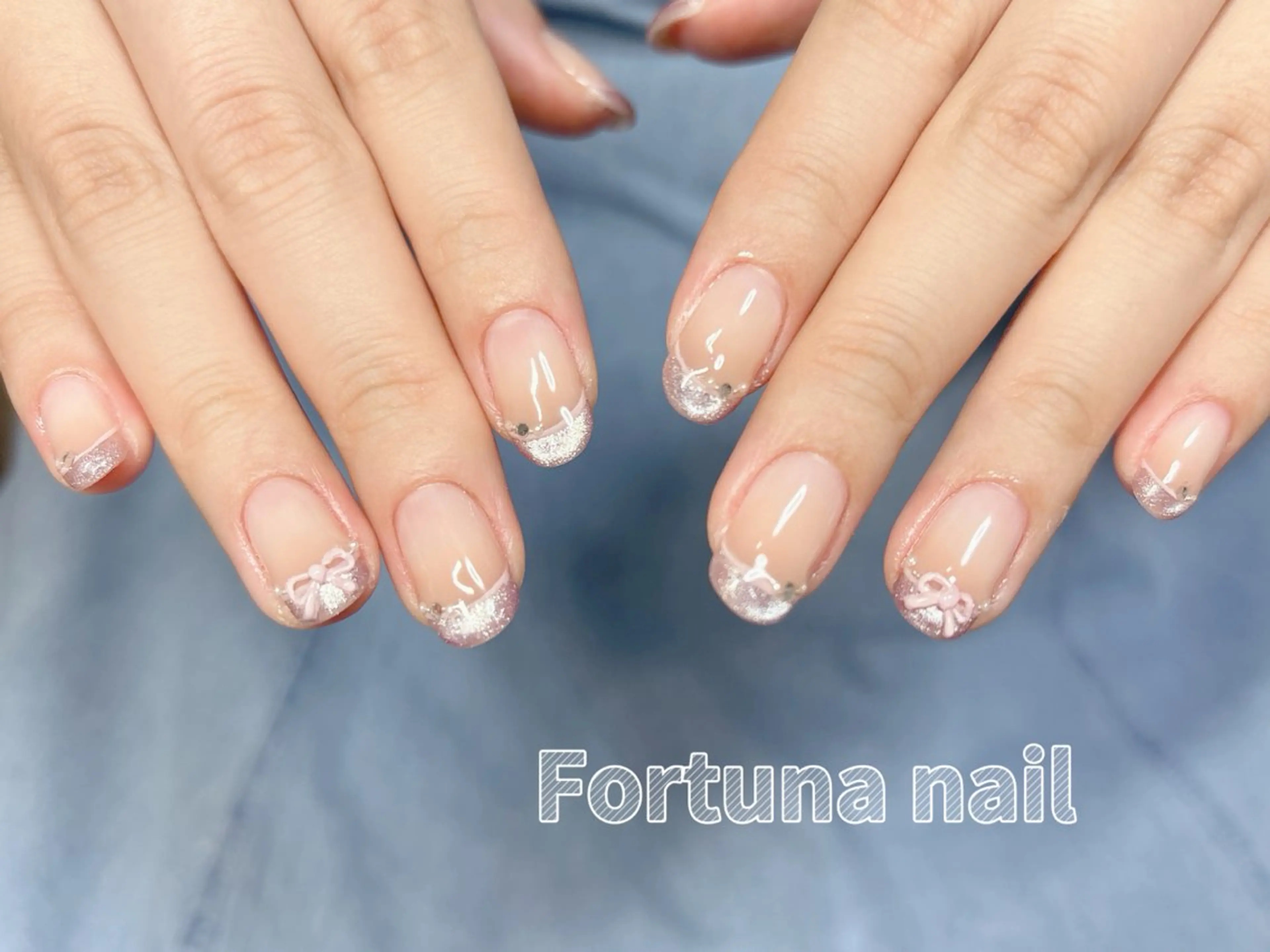 ネイル 持ち込み ハンドネイル ハンドケア Nail •Head スパFortunaのネイルデザイン