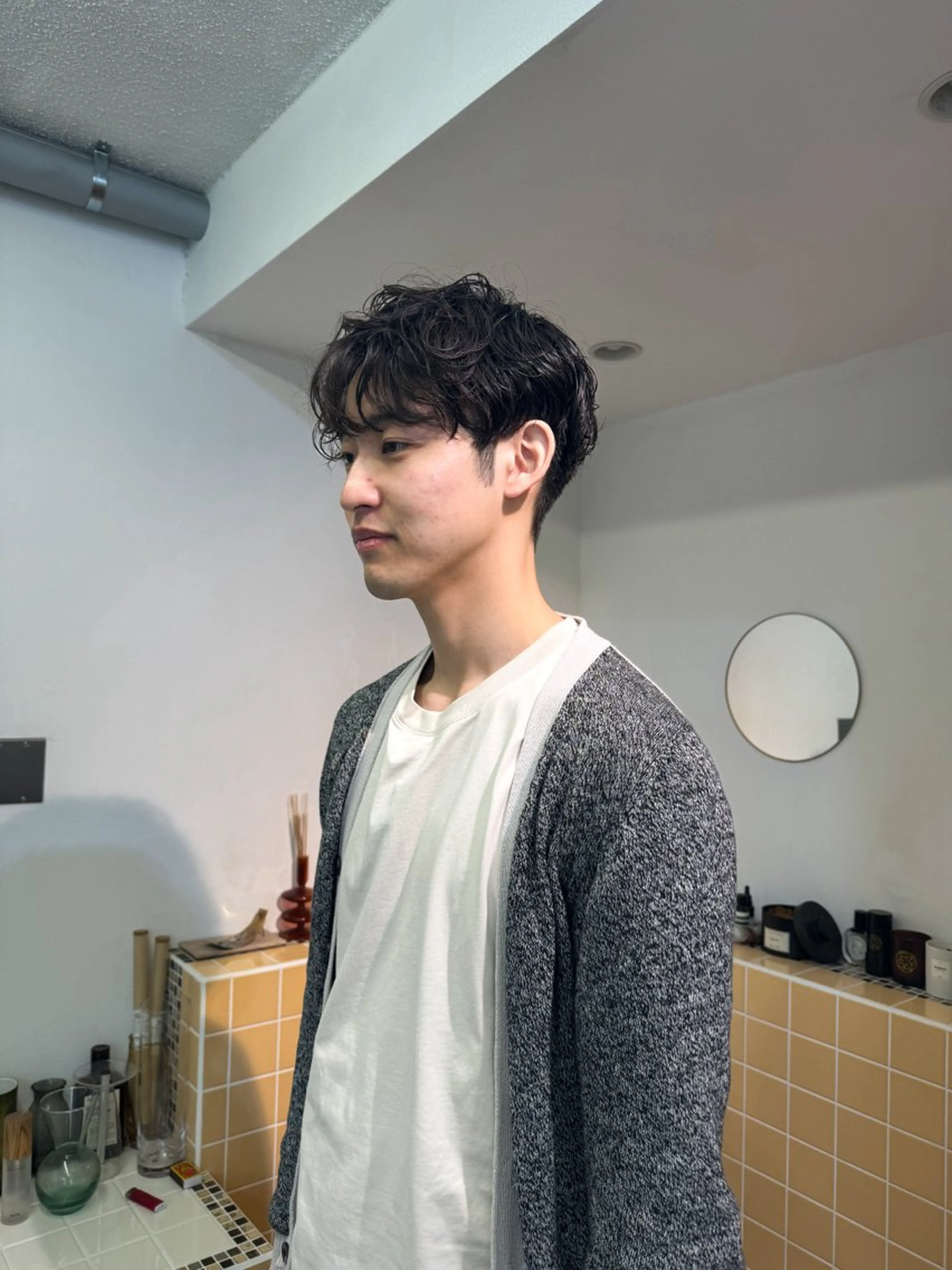 パーマ メンズ カット パーマ Seeknext // Rukaのヘアスタイル