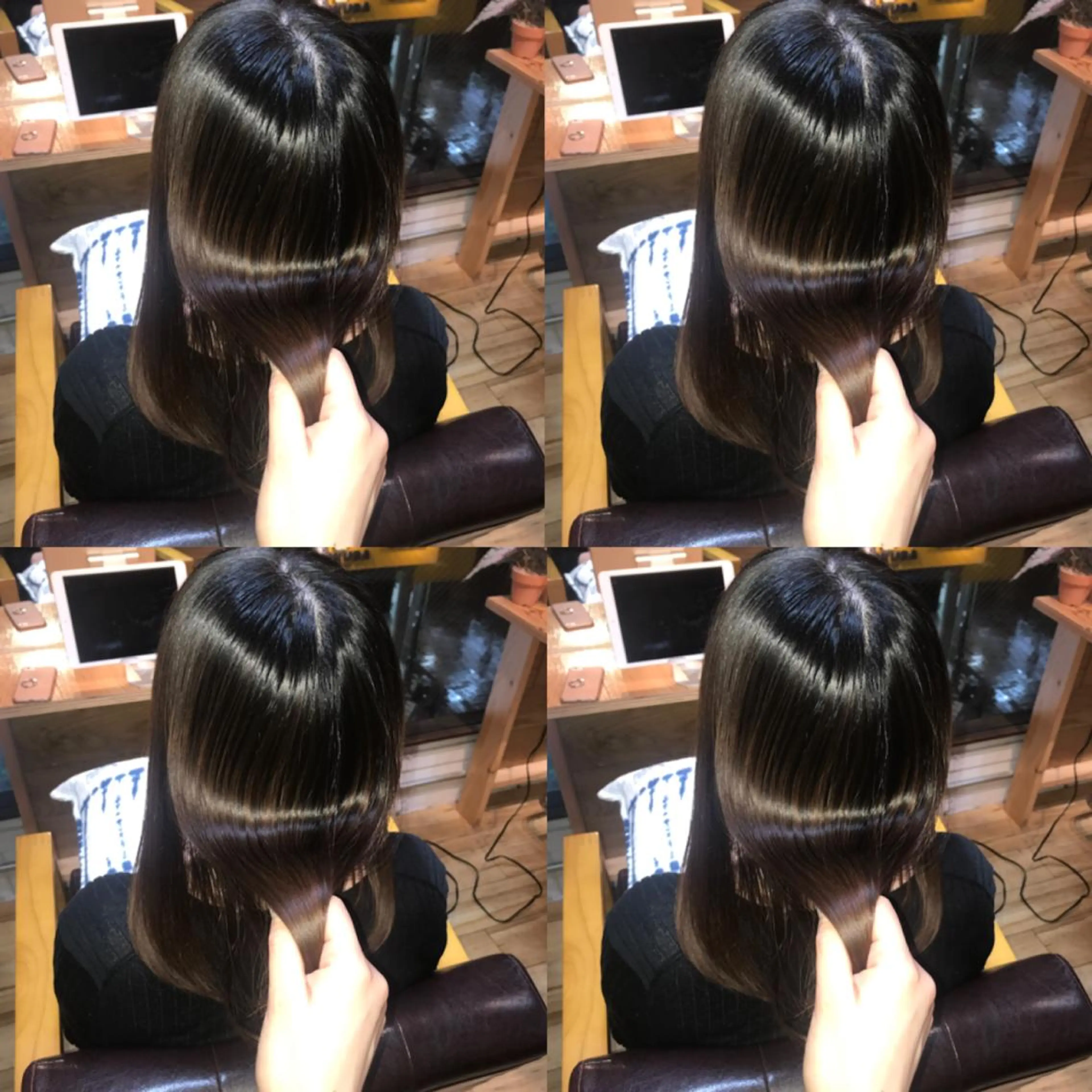 セミロング トリートメント 酸熱トリートメント Miku❇️ フェイスレイヤーのヘアスタイル