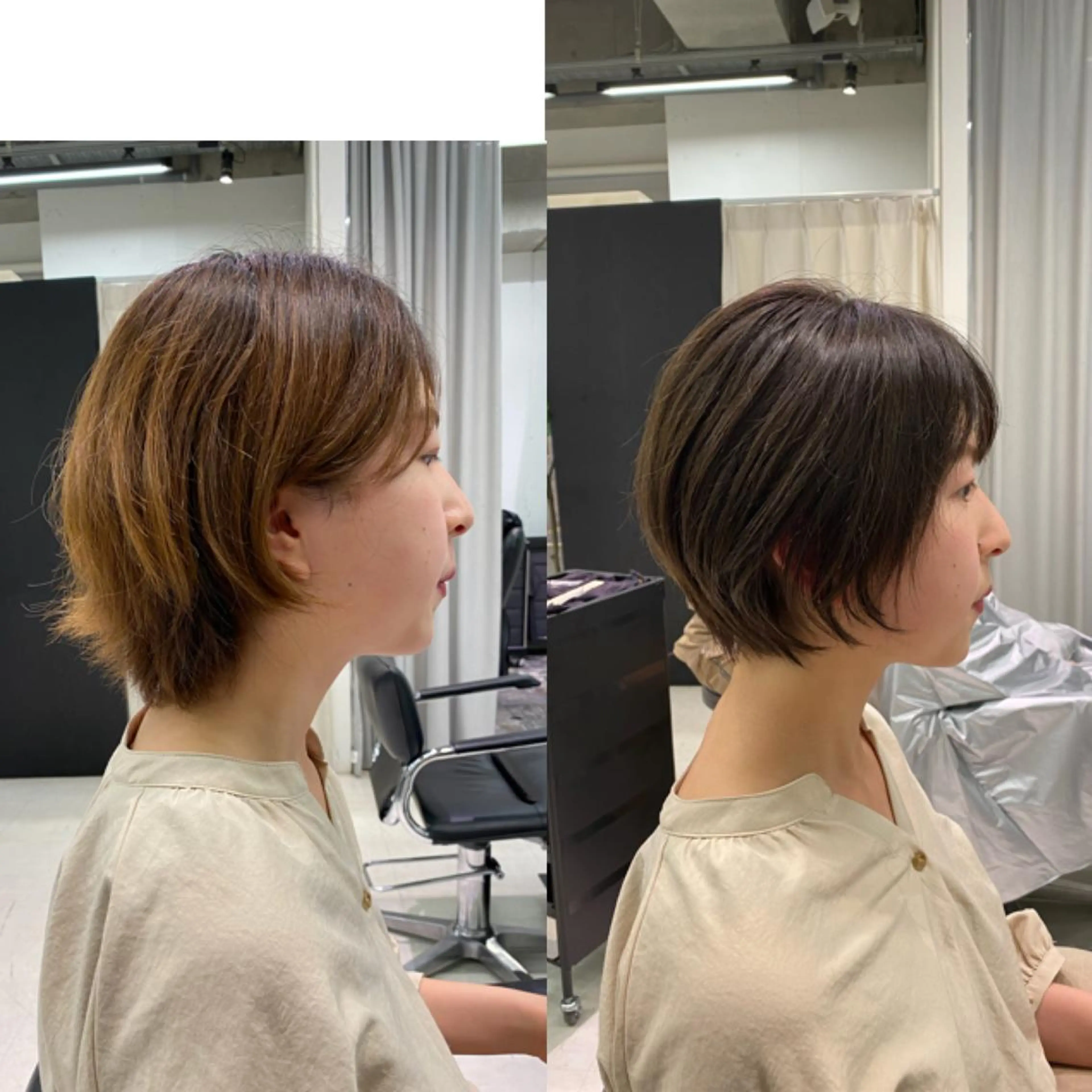 ショート カラー 似合わせ専門美容師 なかじまのヘアスタイル