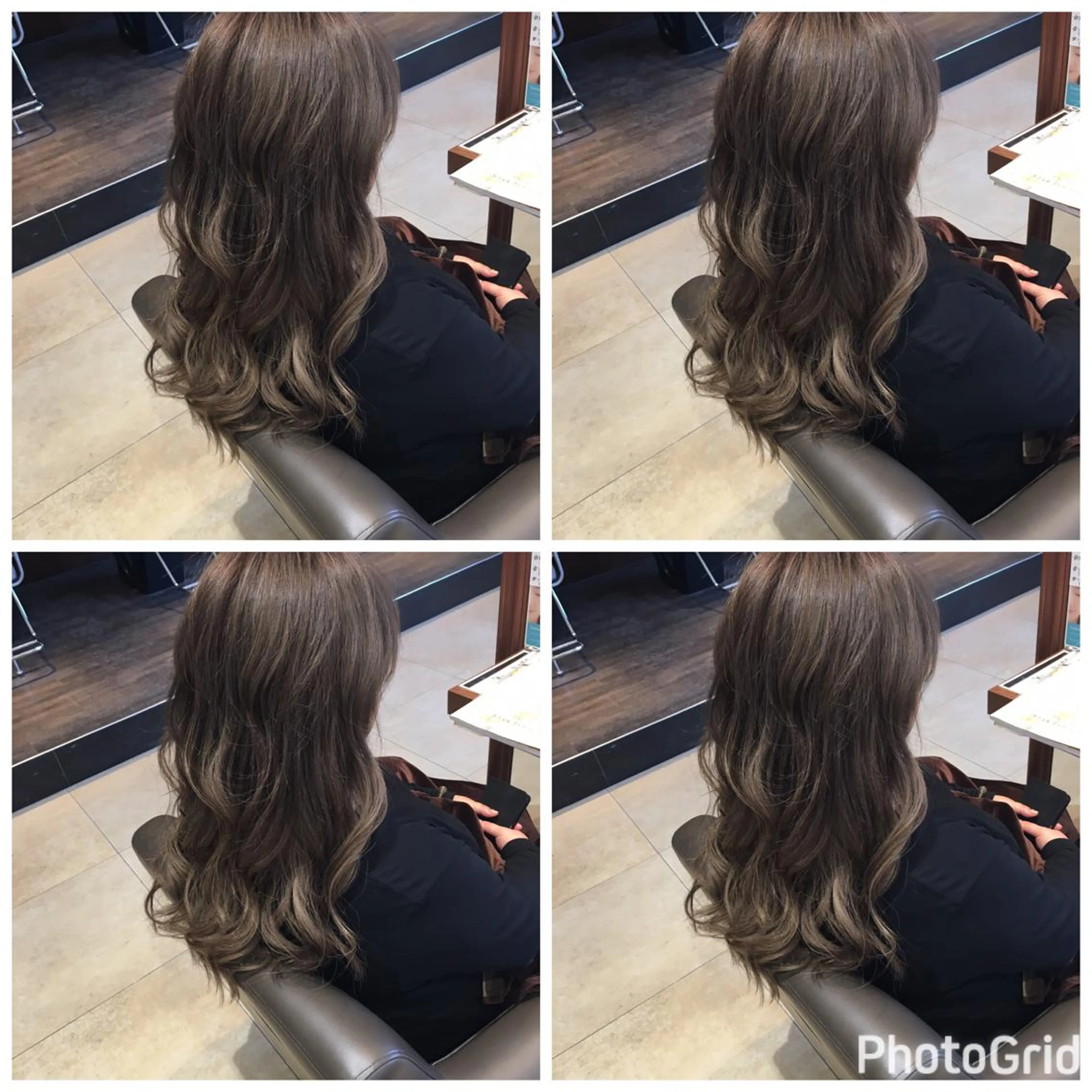 ロング カラー アディクシーカラー シルバー Rubik's江坂 ルービックえさかのヘアスタイル