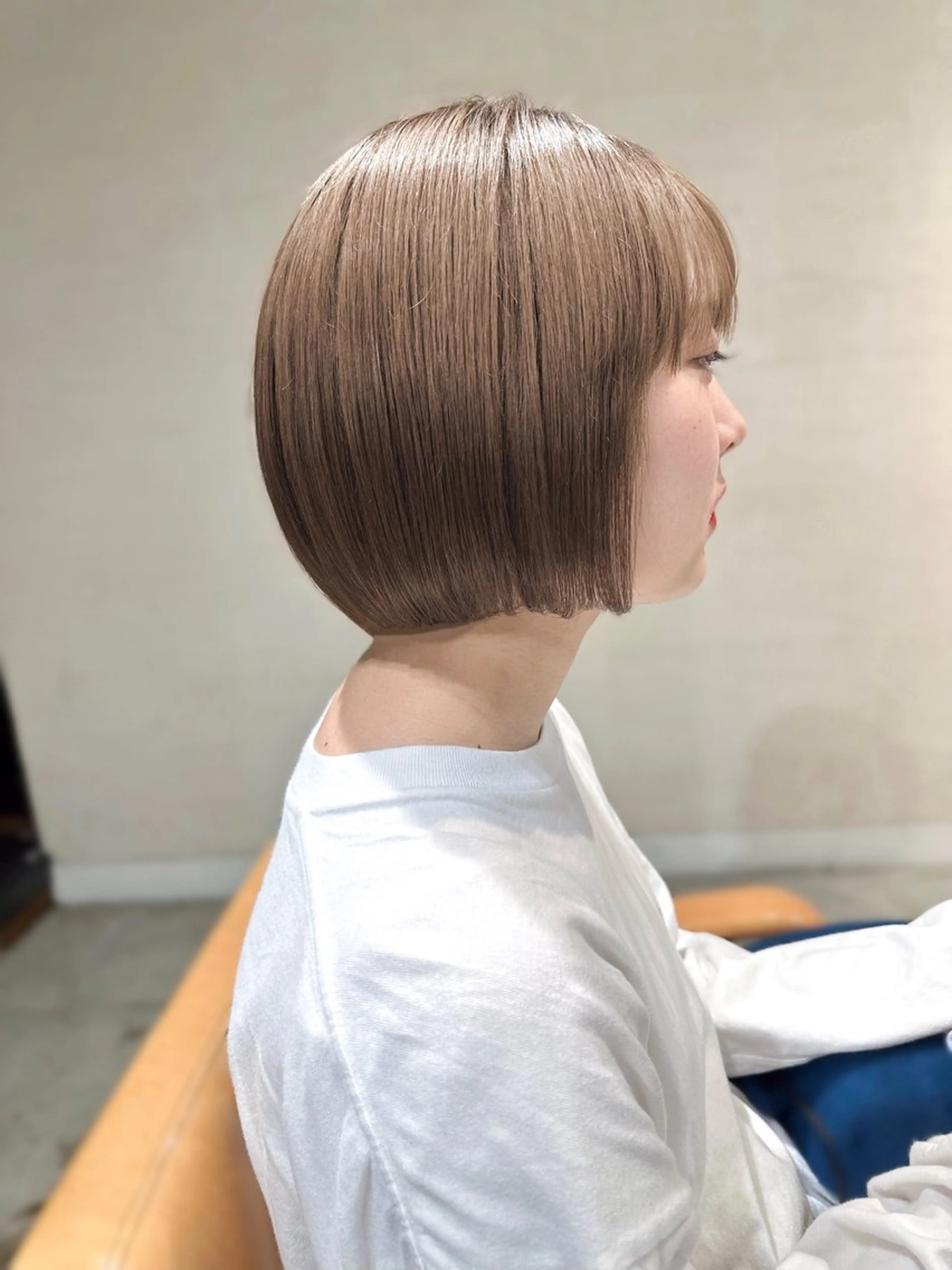 ミディアム 韓国顔まわり/前髪 /レイヤー/いつきのヘアスタイル