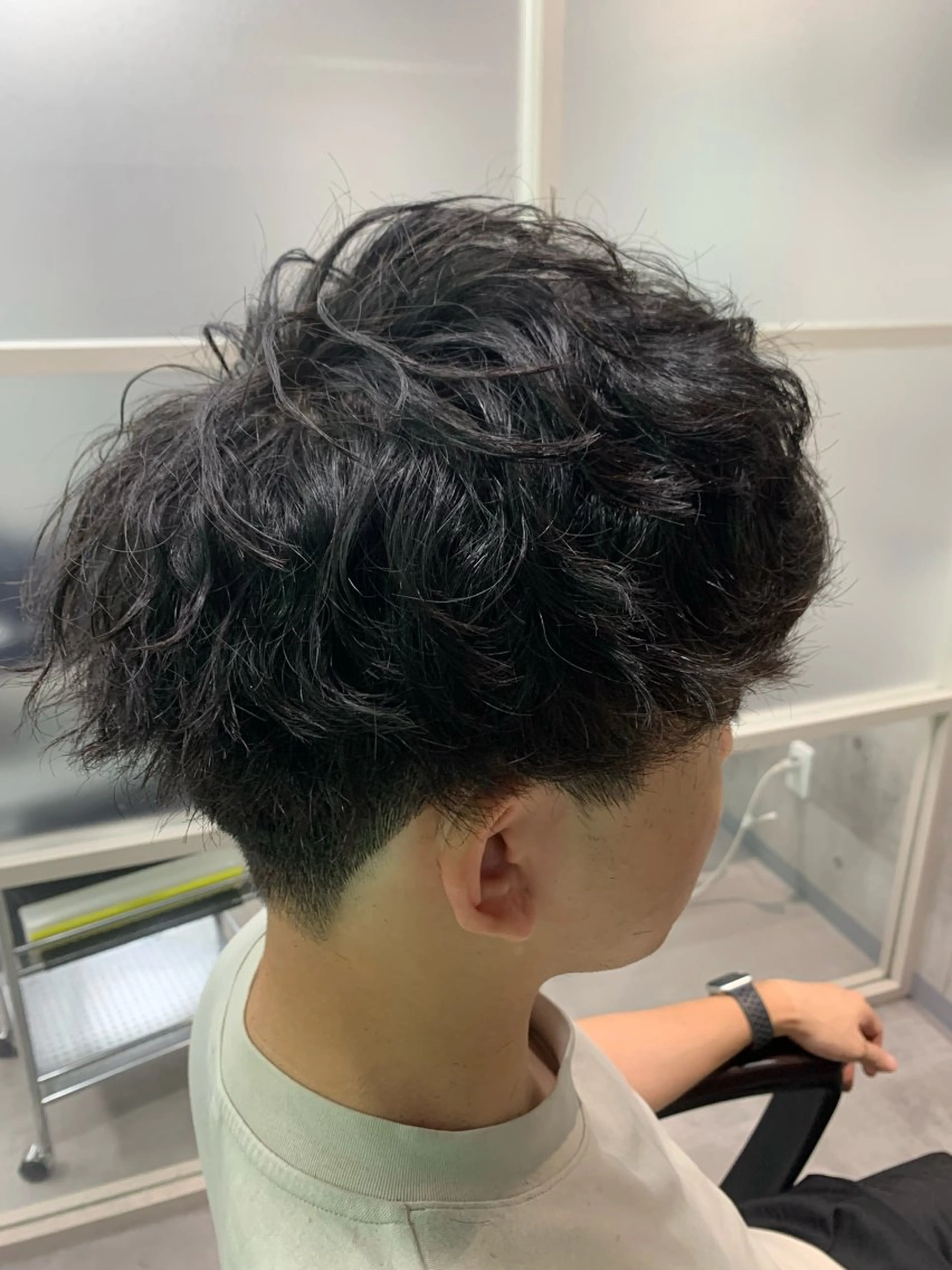 《メンズパーマ✡》カット+パーマ+トリートメント+眉カット🌈  #無造作パーマ #ニュアンスパーマ #マッシュの写真