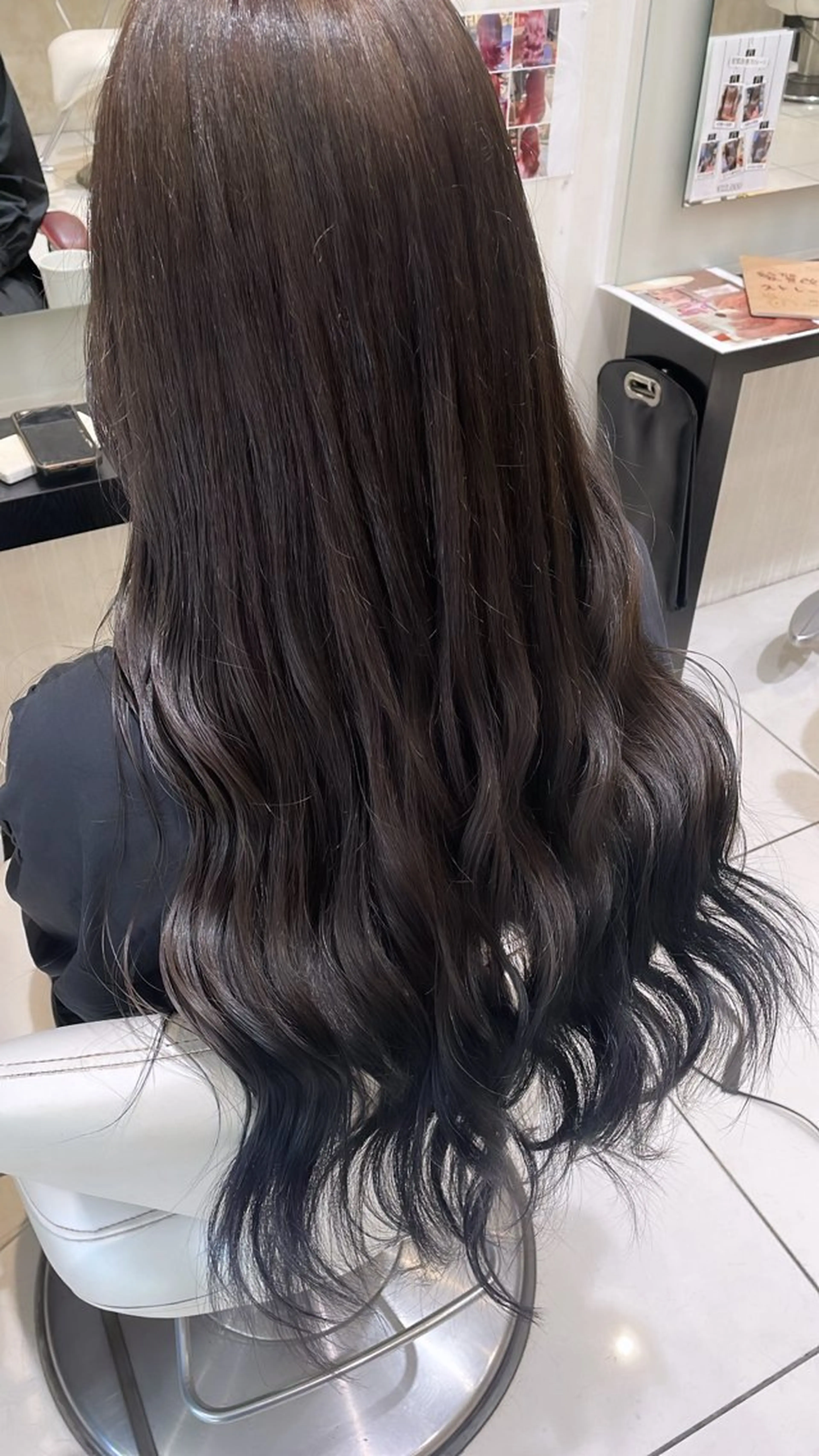 ロング カラー ヘアカラー トリートメント 💞暖色カラー 💞risaのヘアスタイル