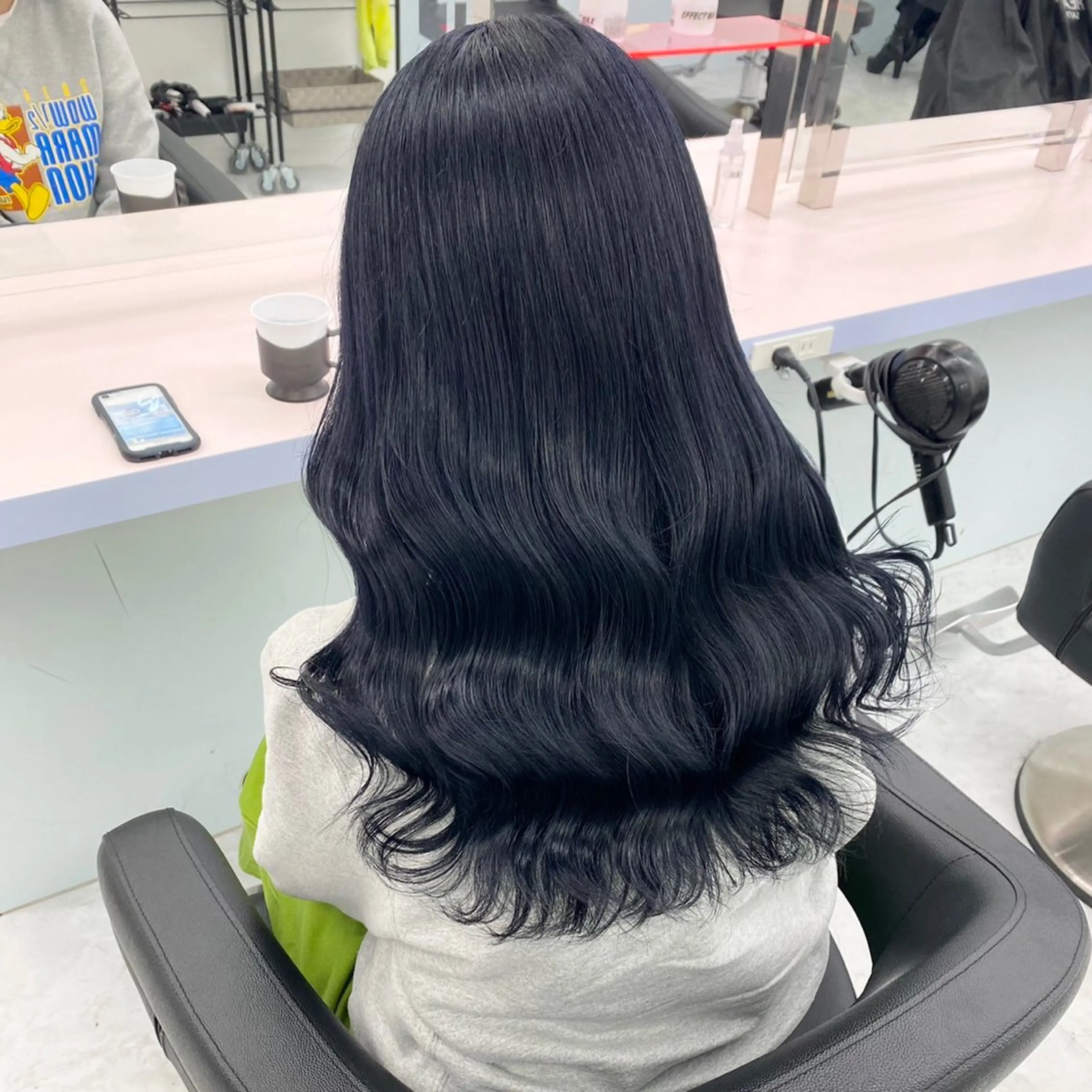 ロング カラー ヘアアレンジ カット ヘアカラー ヘアセット レイヤー×透明感カラ ーHAYATOのヘアスタイル