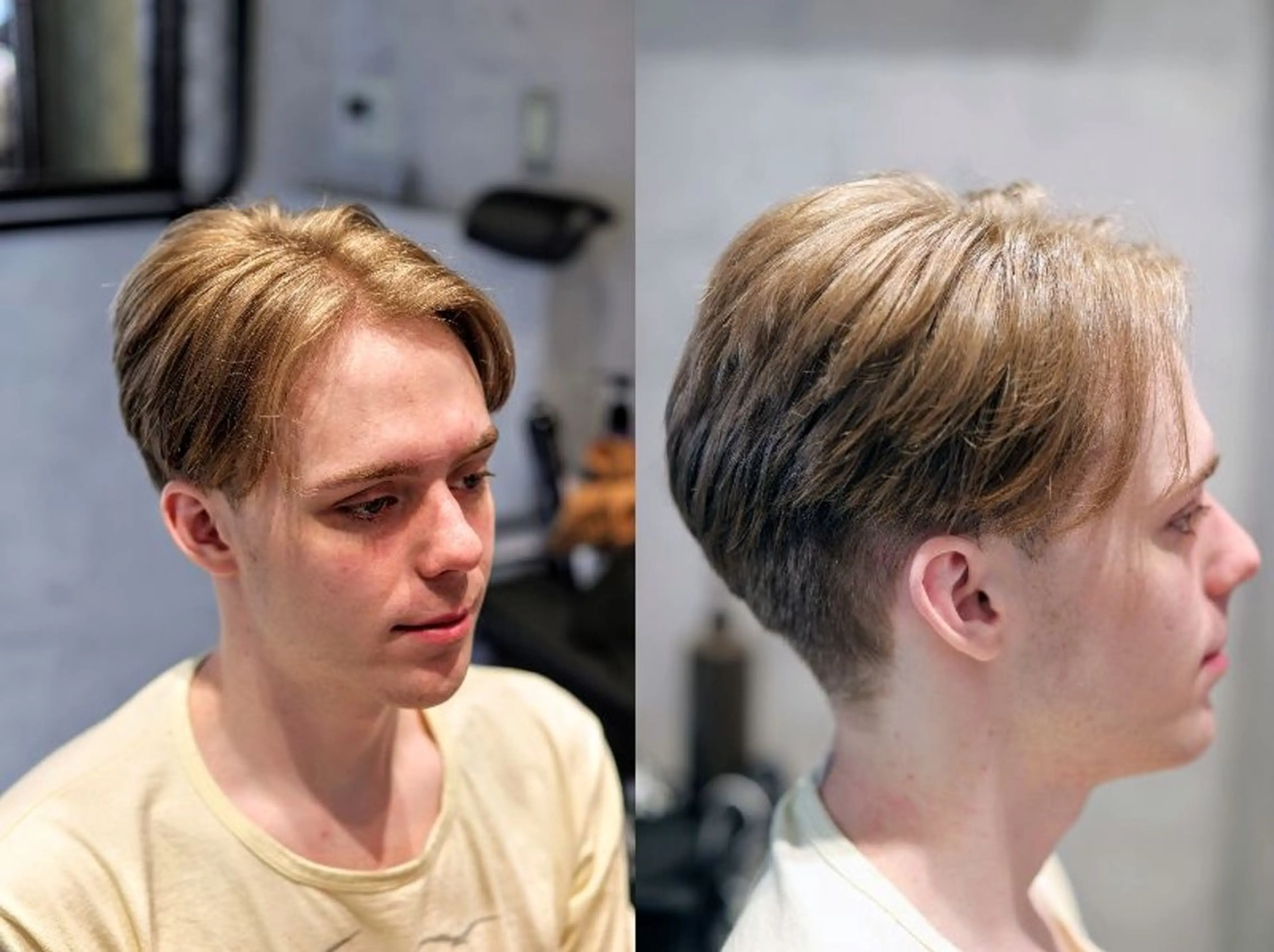 ショート メンズ センターパート カット 🎶メンズカット🧴 大森✂️⸒⸒のヘアスタイル