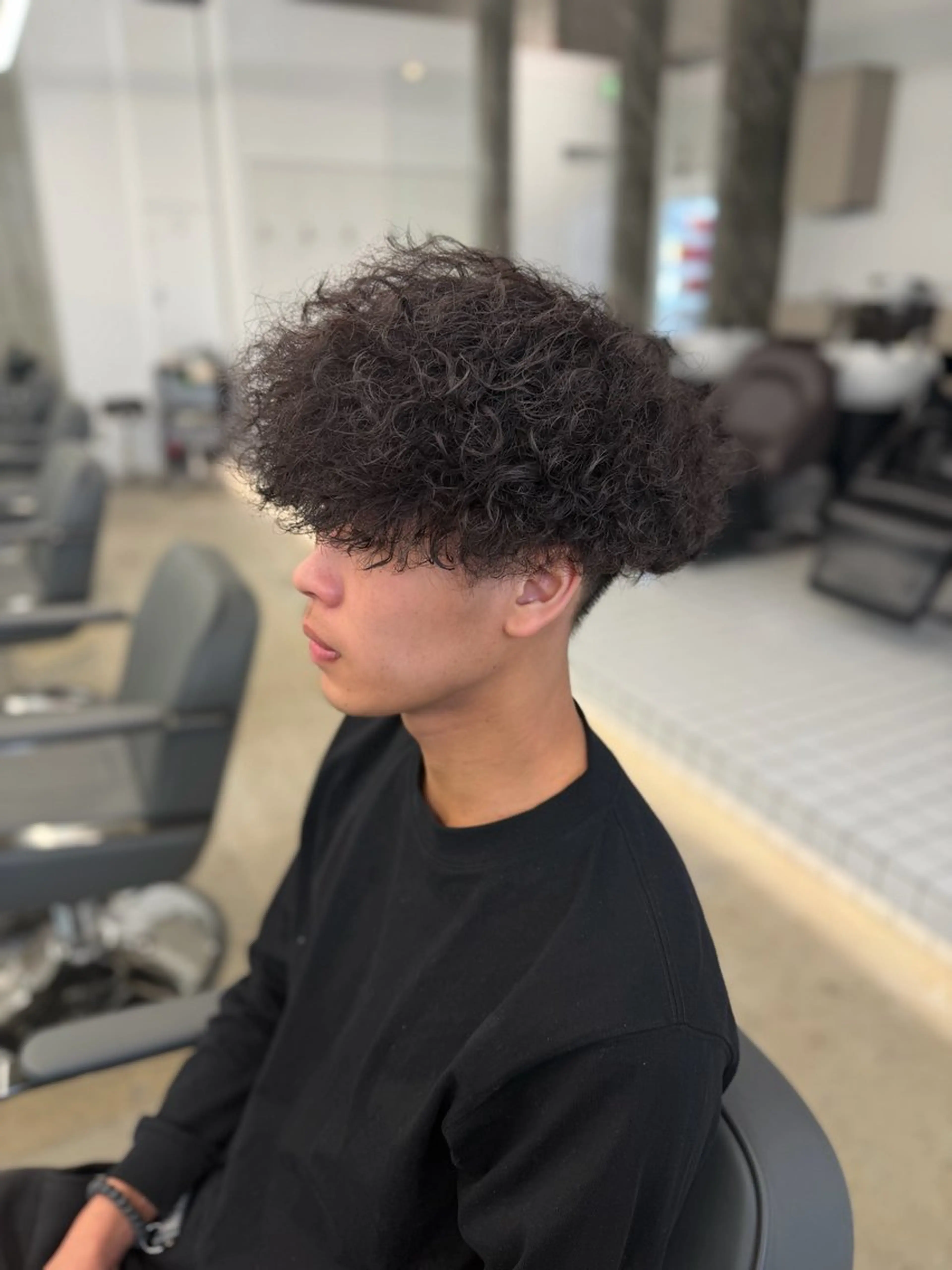 パーマ メンズ カット パーマ パーマ特化/フェザー パーマシャドウ/真生のヘアスタイル