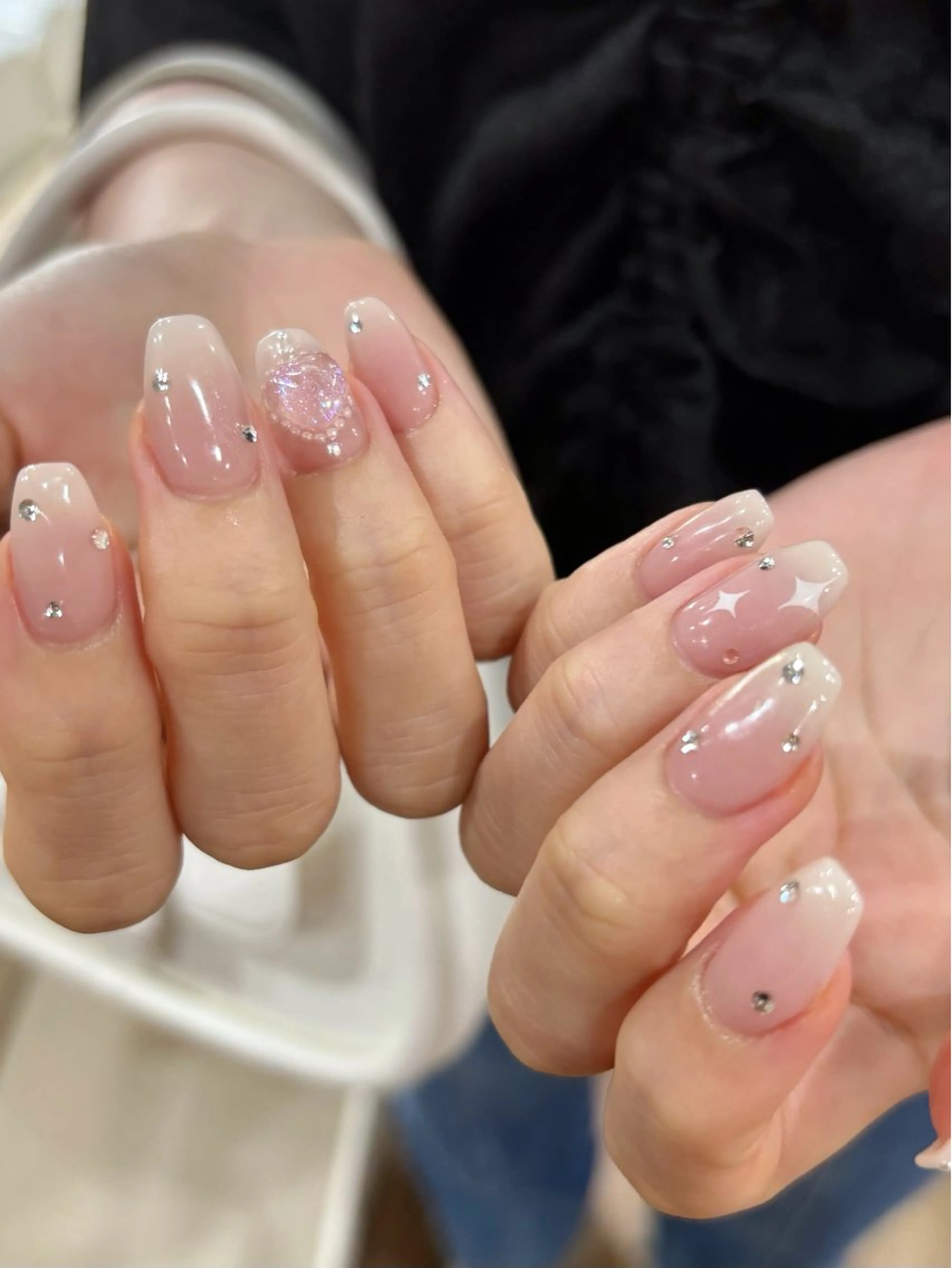 ネイル グラデーション スクエアネイル HOHOKO NAIL所属・H HOHOKOのネイルデザイン
