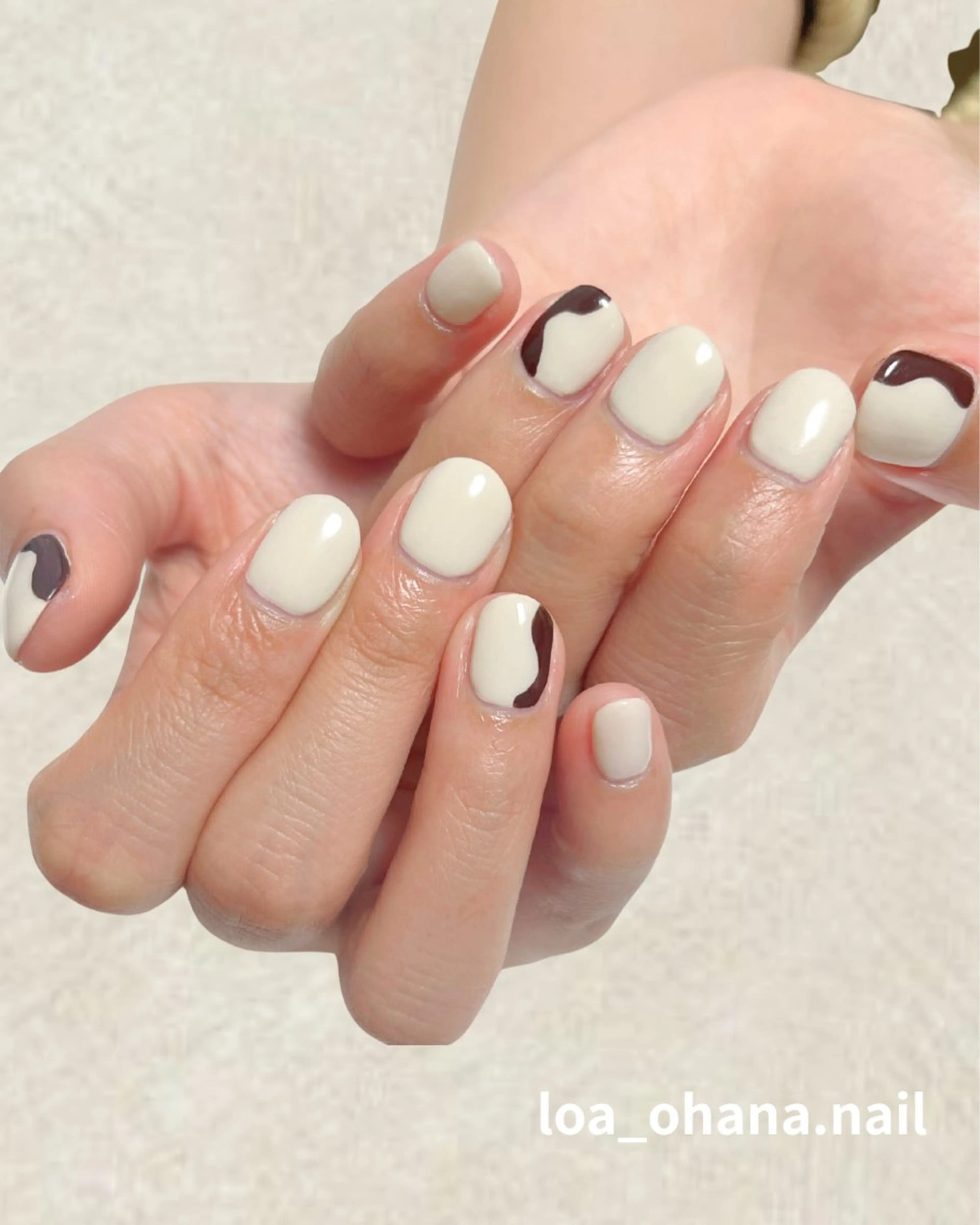ネイル アートネイル シンプルネイル loa_ohana.nail所属・宮川 悠のネイルデザイン