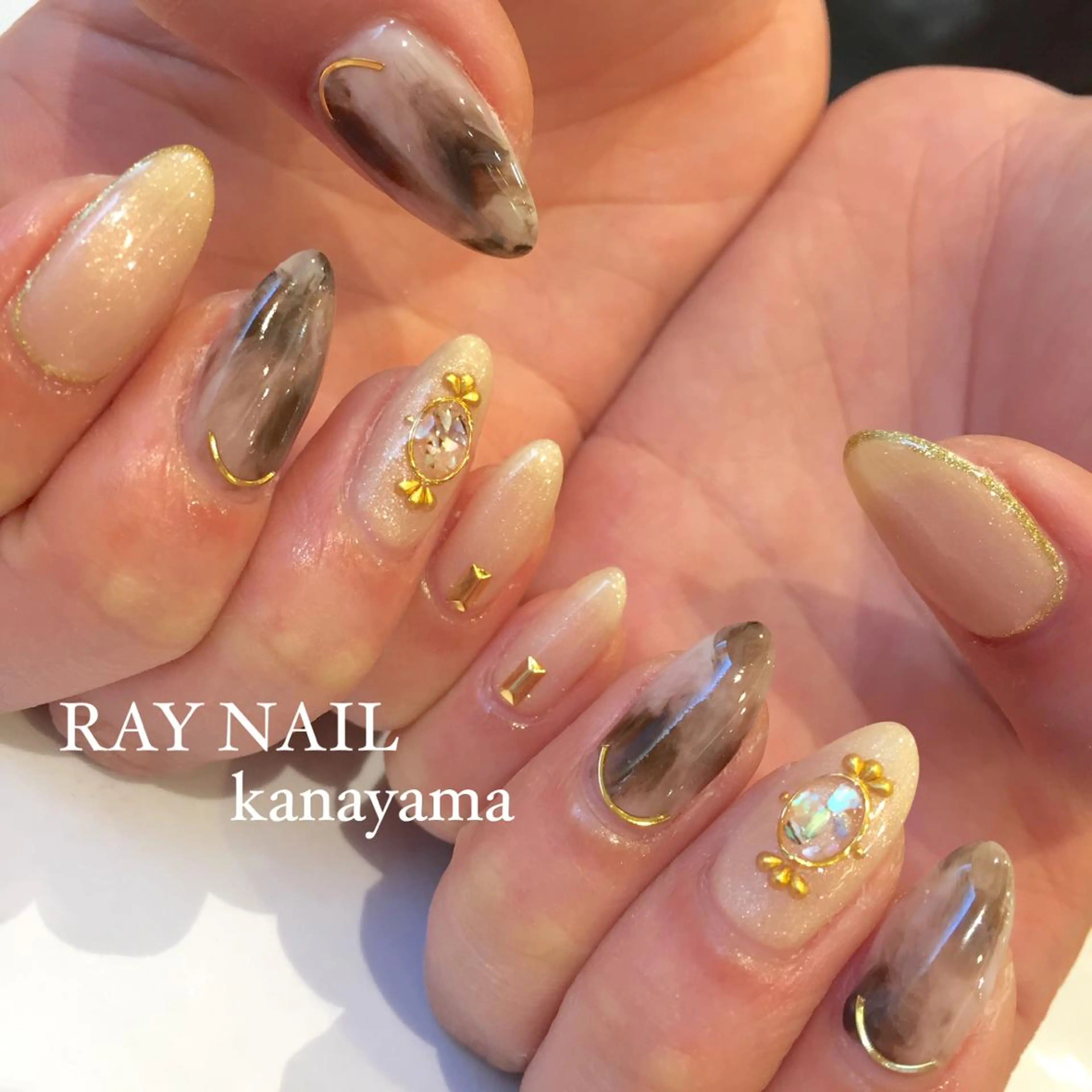 ネイル ニュアンスネイル Arowa 伊田のネイルデザイン