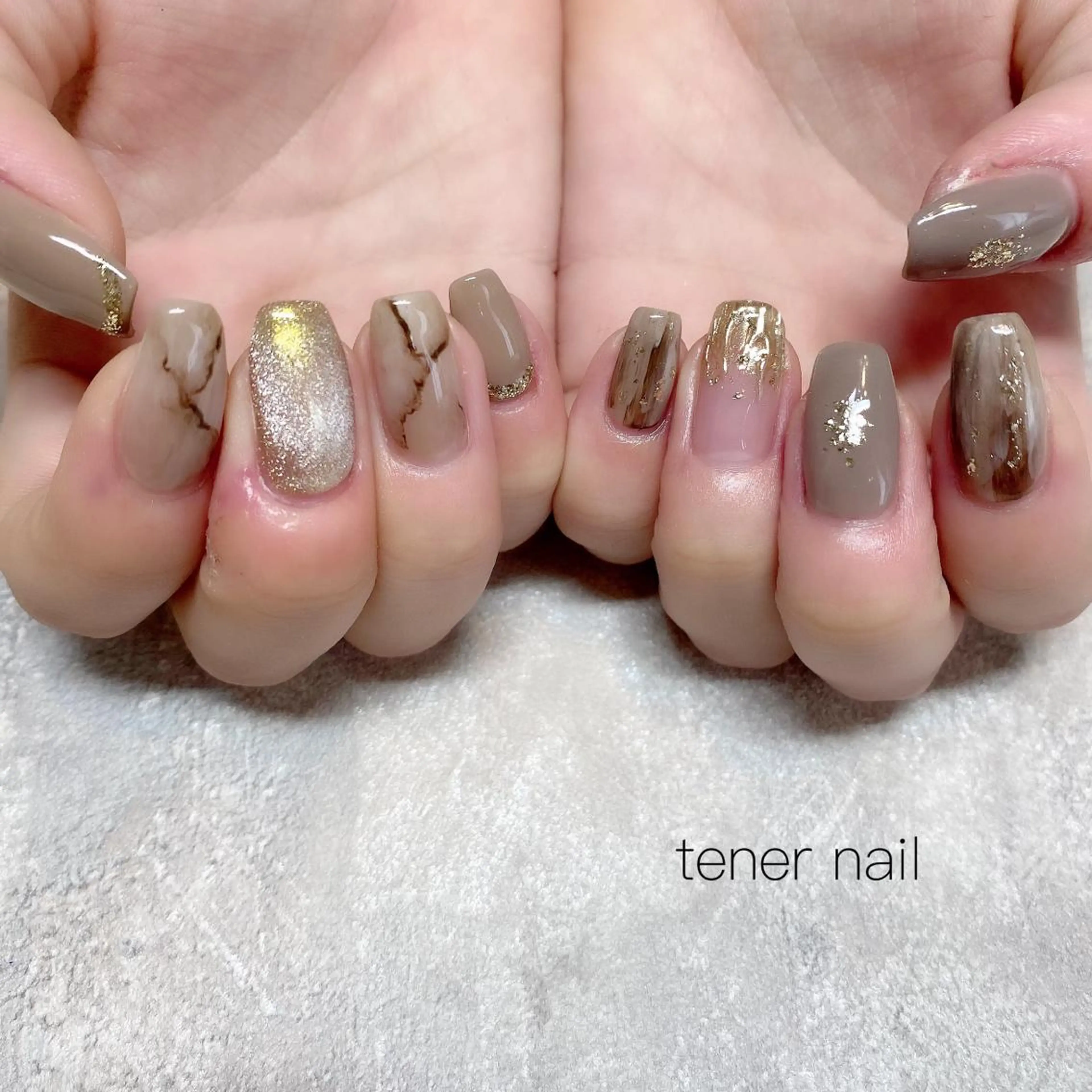ネイル 大理石ネイル(マーブル) tener  nail  テネルネイル所属・テネルネイル tener nailのネイルデザイン
