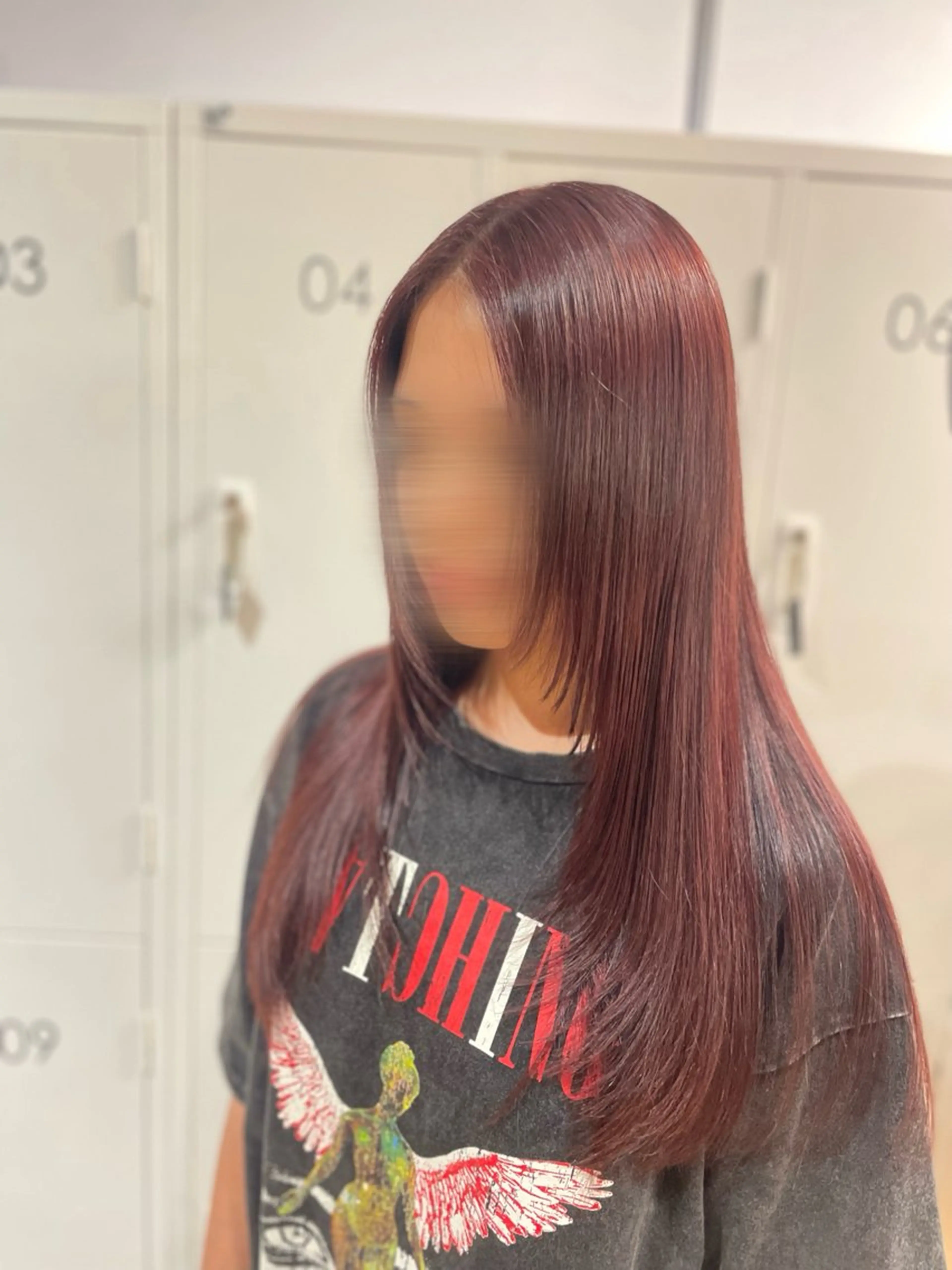 ロング レイヤーカット カット トリートメント mahiro/ パーマ/メンズのヘアスタイル