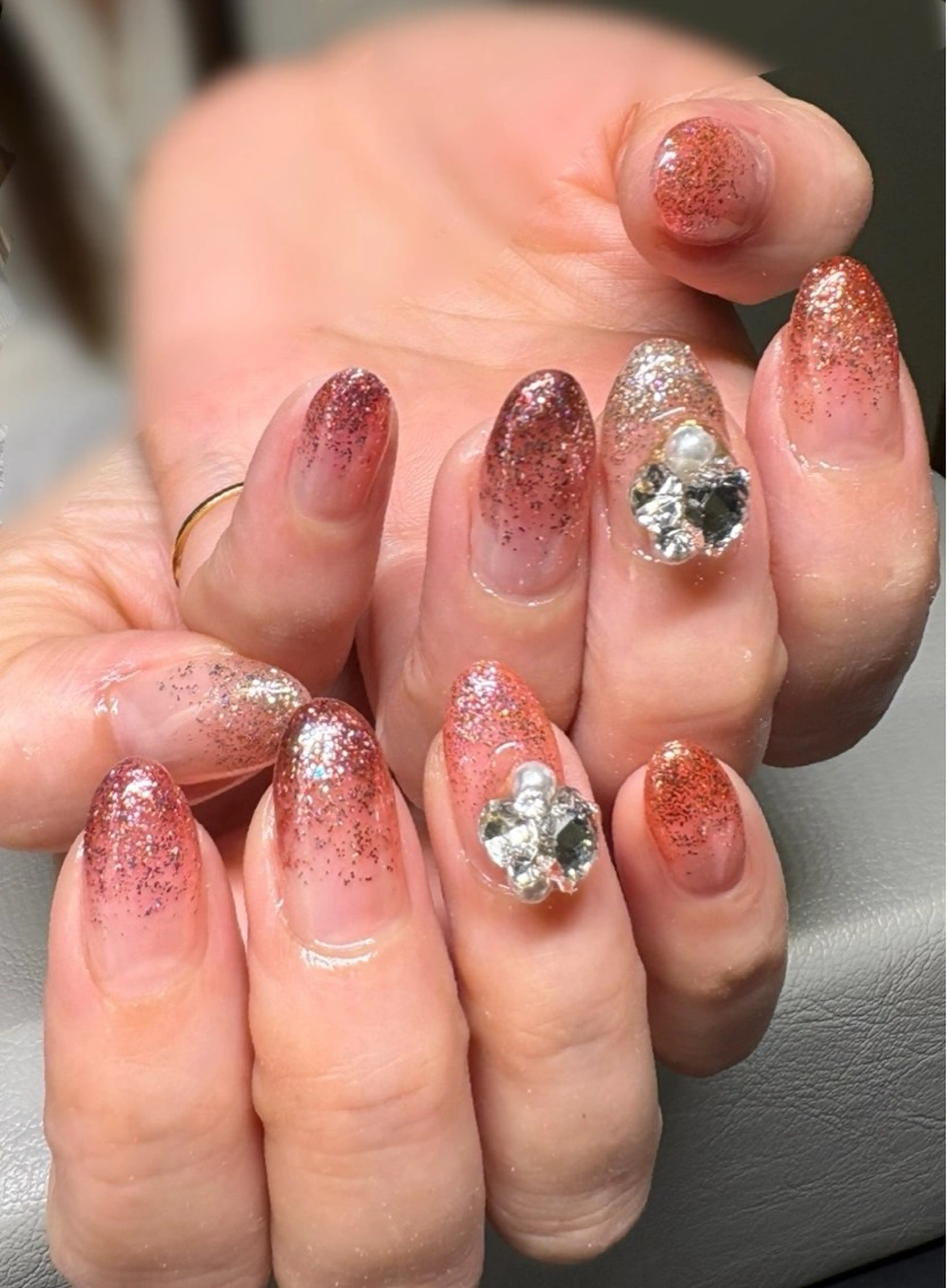 ネイル 持ち込み ハンドネイル Chaleur fleurのネイルデザイン