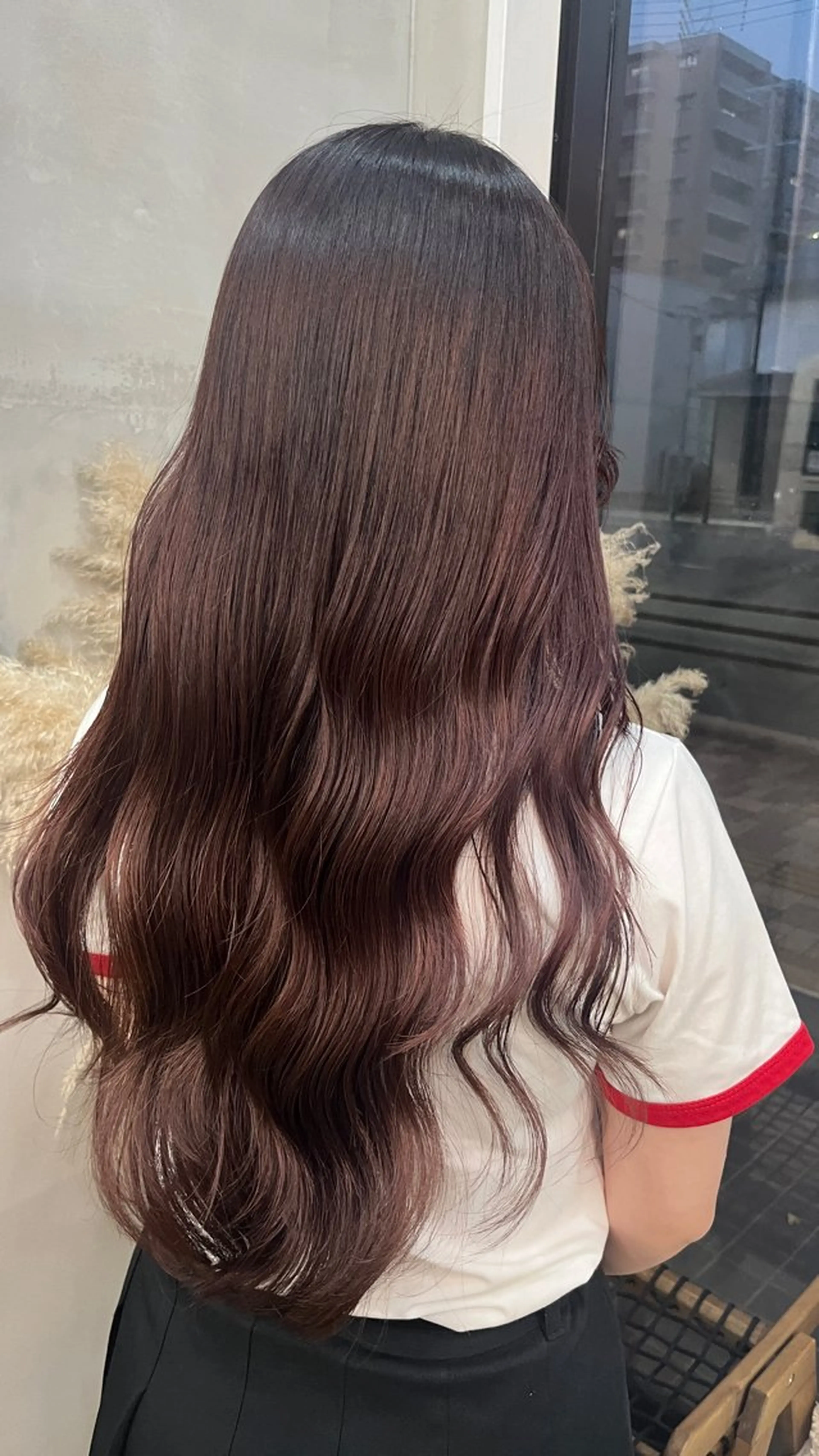 カラー 田中 萌のヘアスタイル