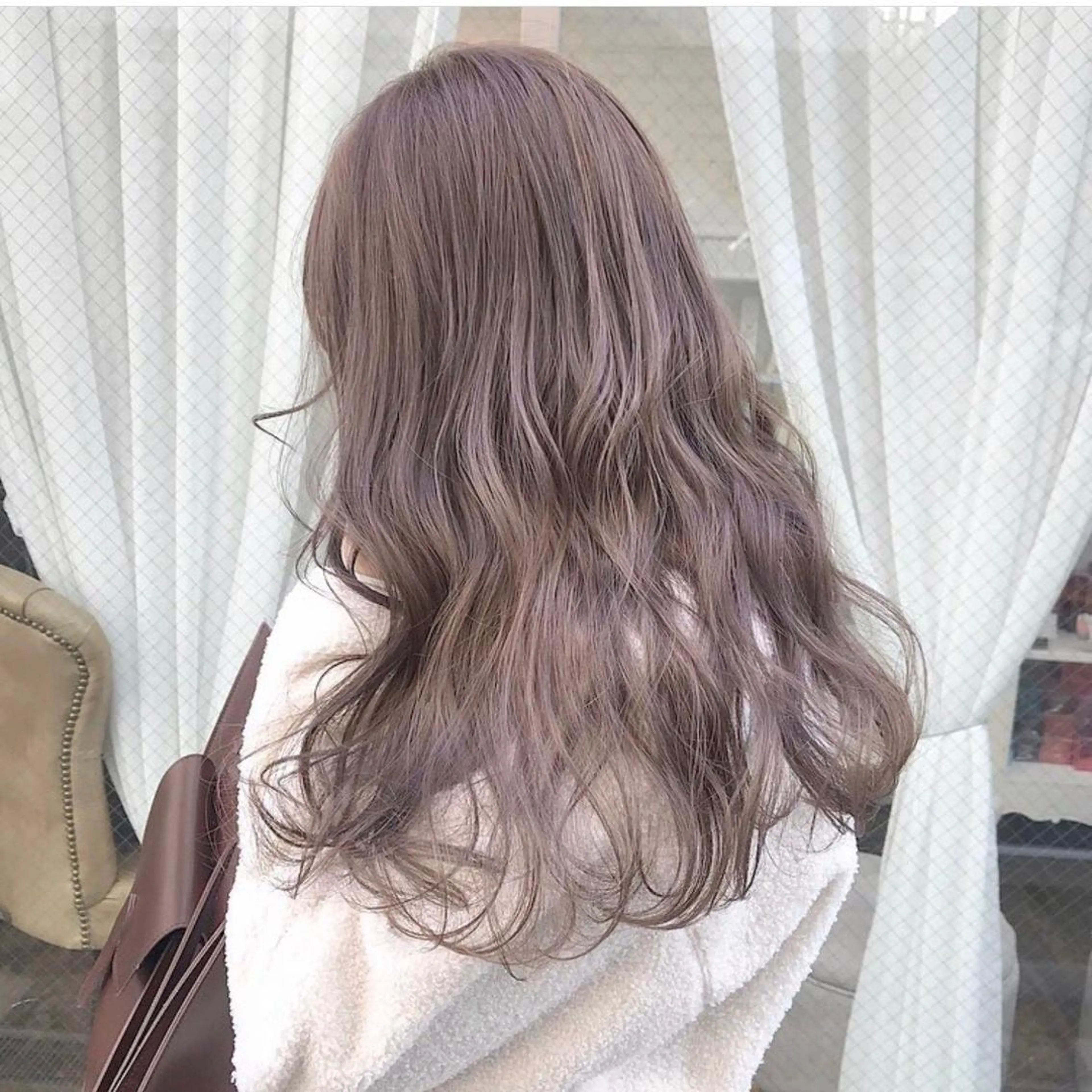 セミロング 艶カラー/フェイス レイヤー/たむのヘアスタイル