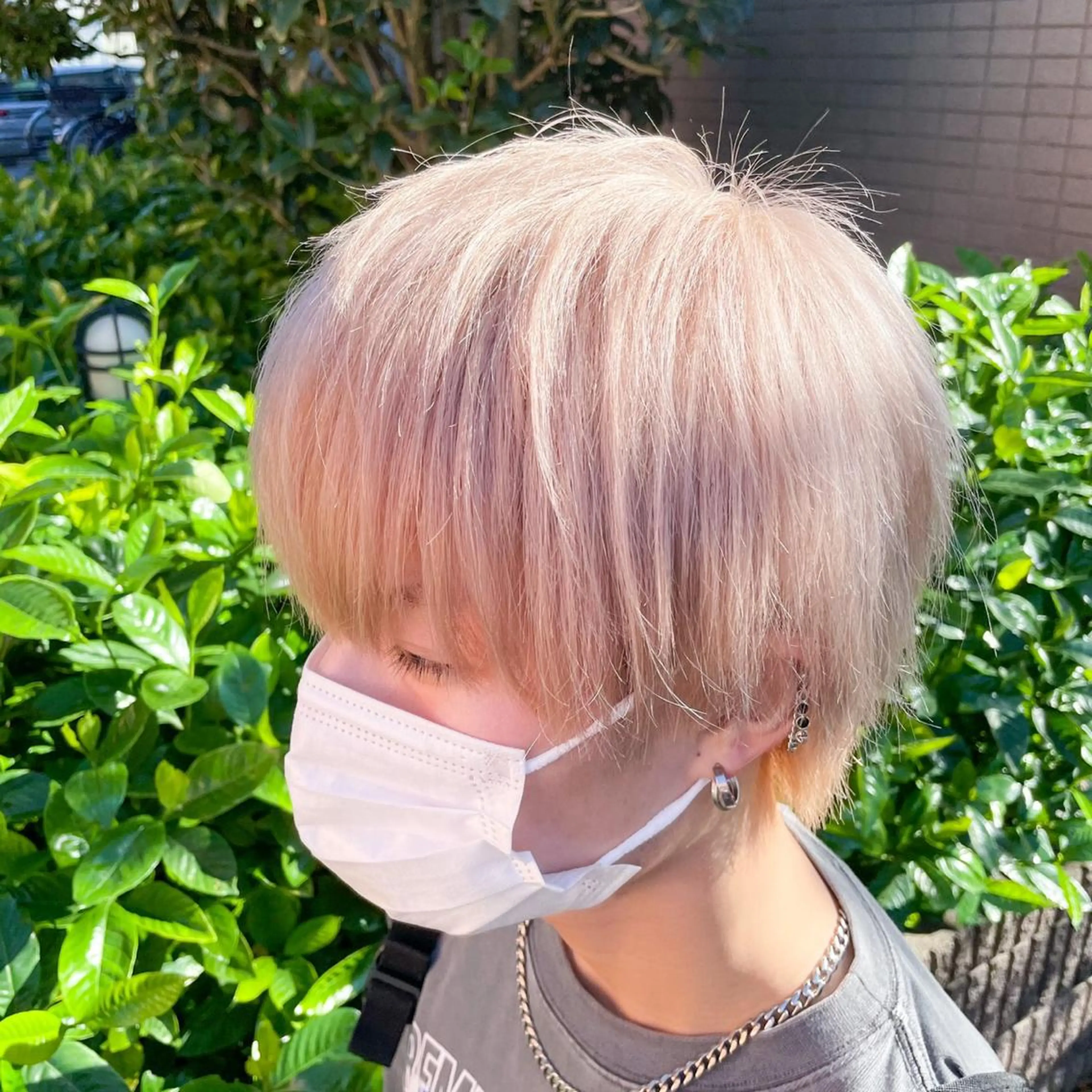 ショート カラー メンズ メンズバレイヤージュ メンズブリーチ メンズハイライト メンズハイトーン メンズインナーカラー 【バレイヤージュ】 🔥メンズRYUTAのヘアスタイル