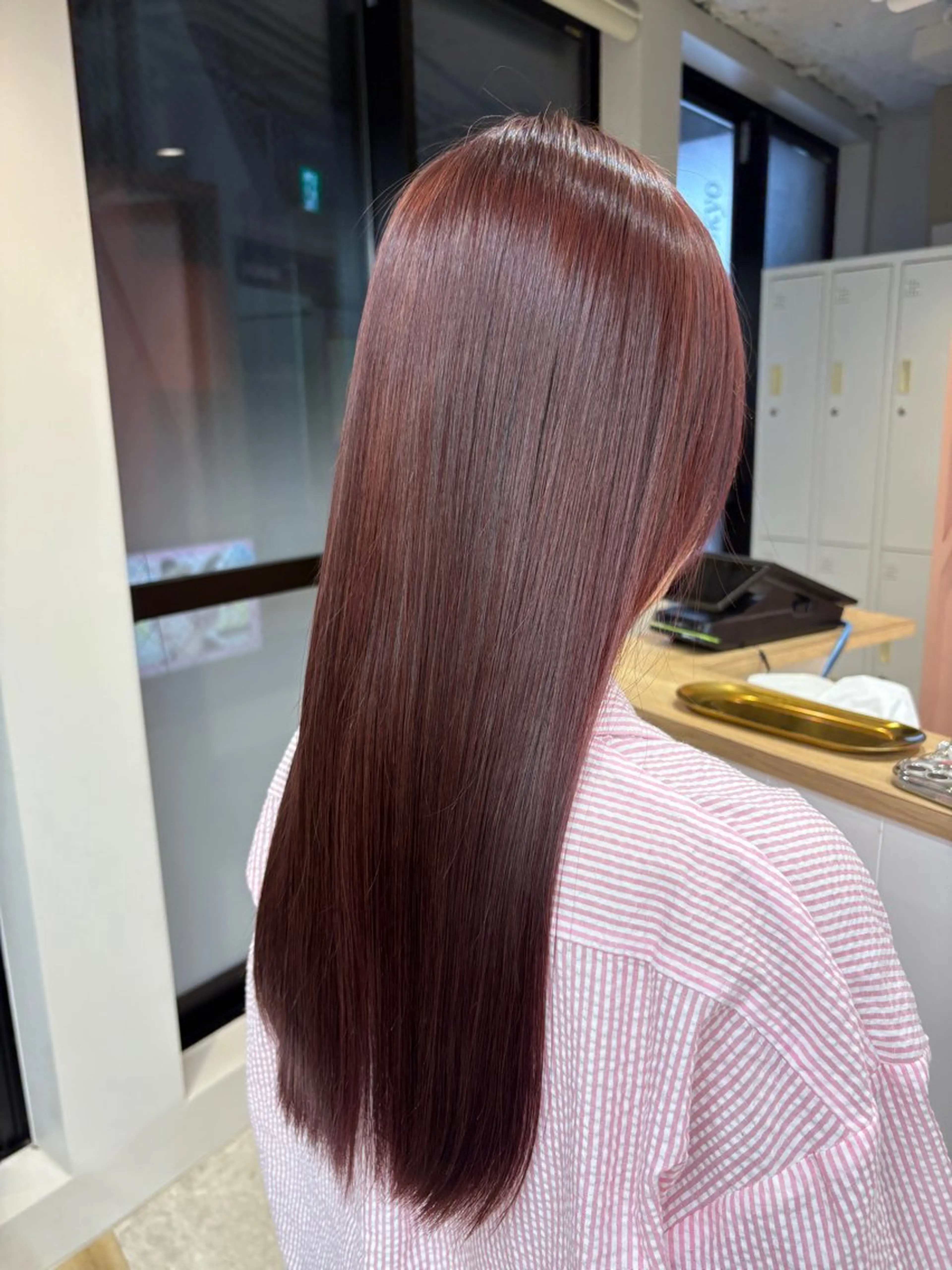 カラー ピンクカラー a. ririのヘアスタイル