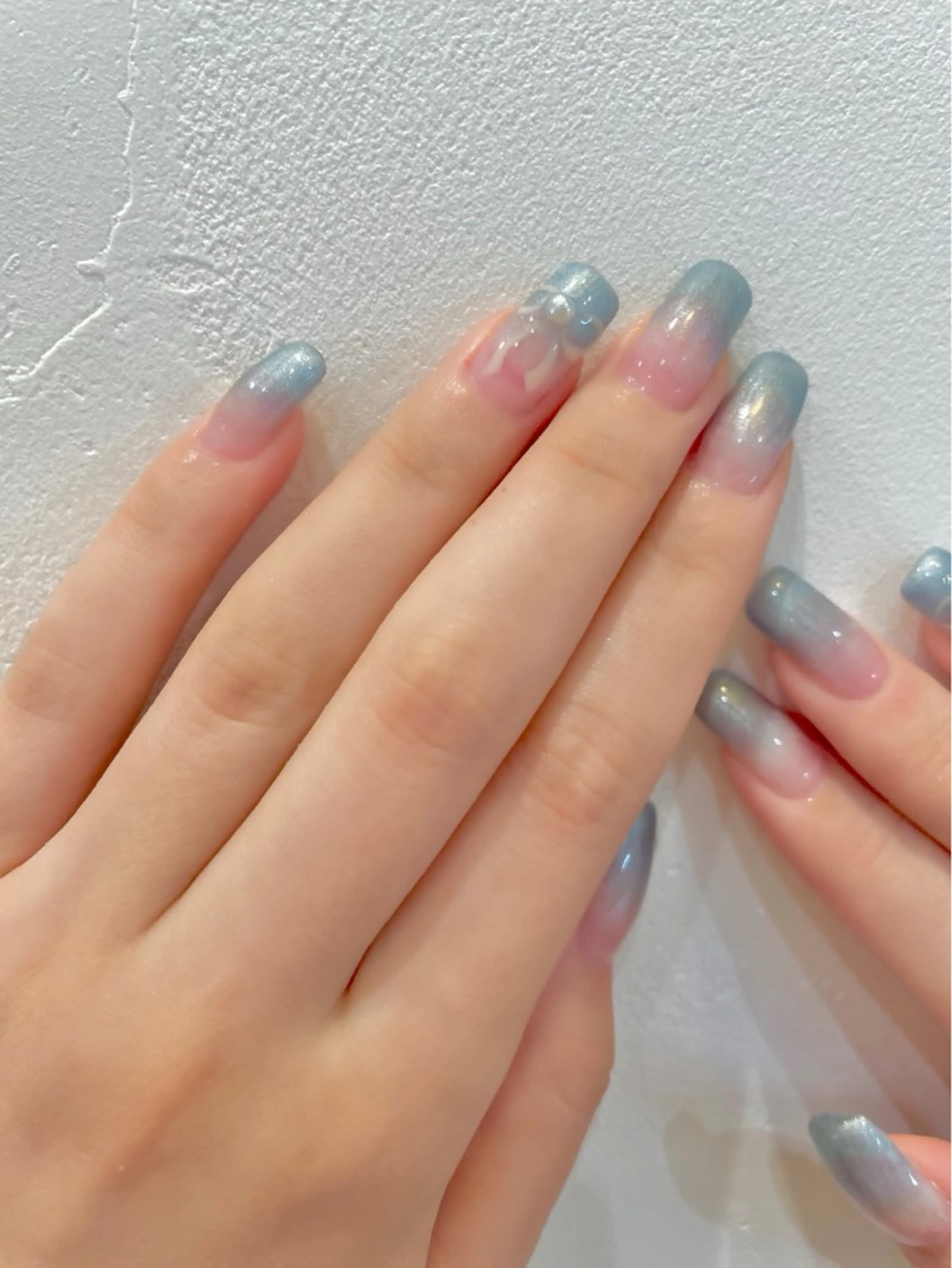 ネイル アートネイル フラワーネイル グラデーション 韓国ネイル マグネットネイル Seemly 千田町店所属・フラワーパラジェル 🌸シームリーエミのネイルデザイン