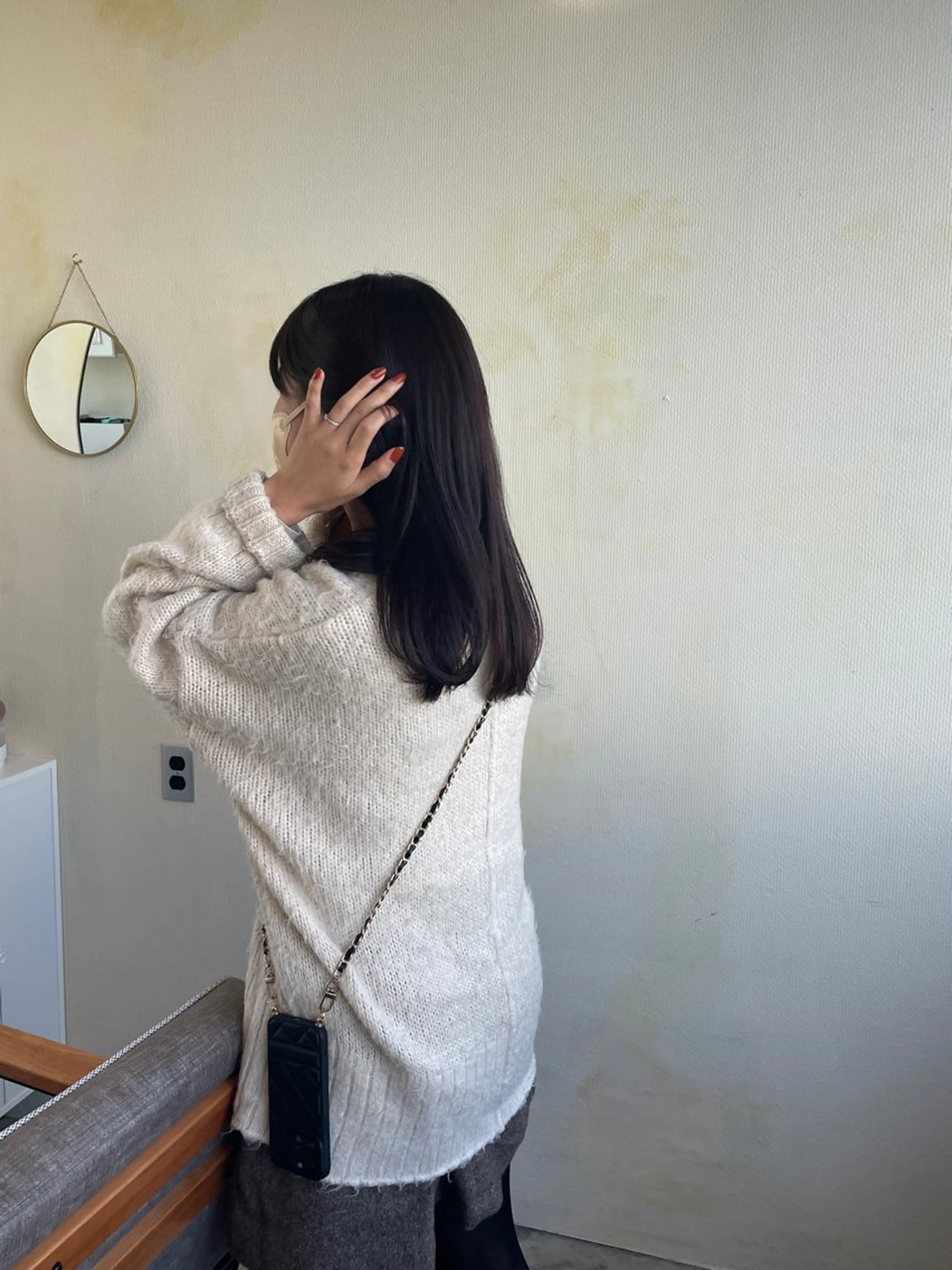 ロング カラー R-5 shonandai所属・🍋透け感カラー🍃 オリーブ🍐Kahoのヘアスタイル