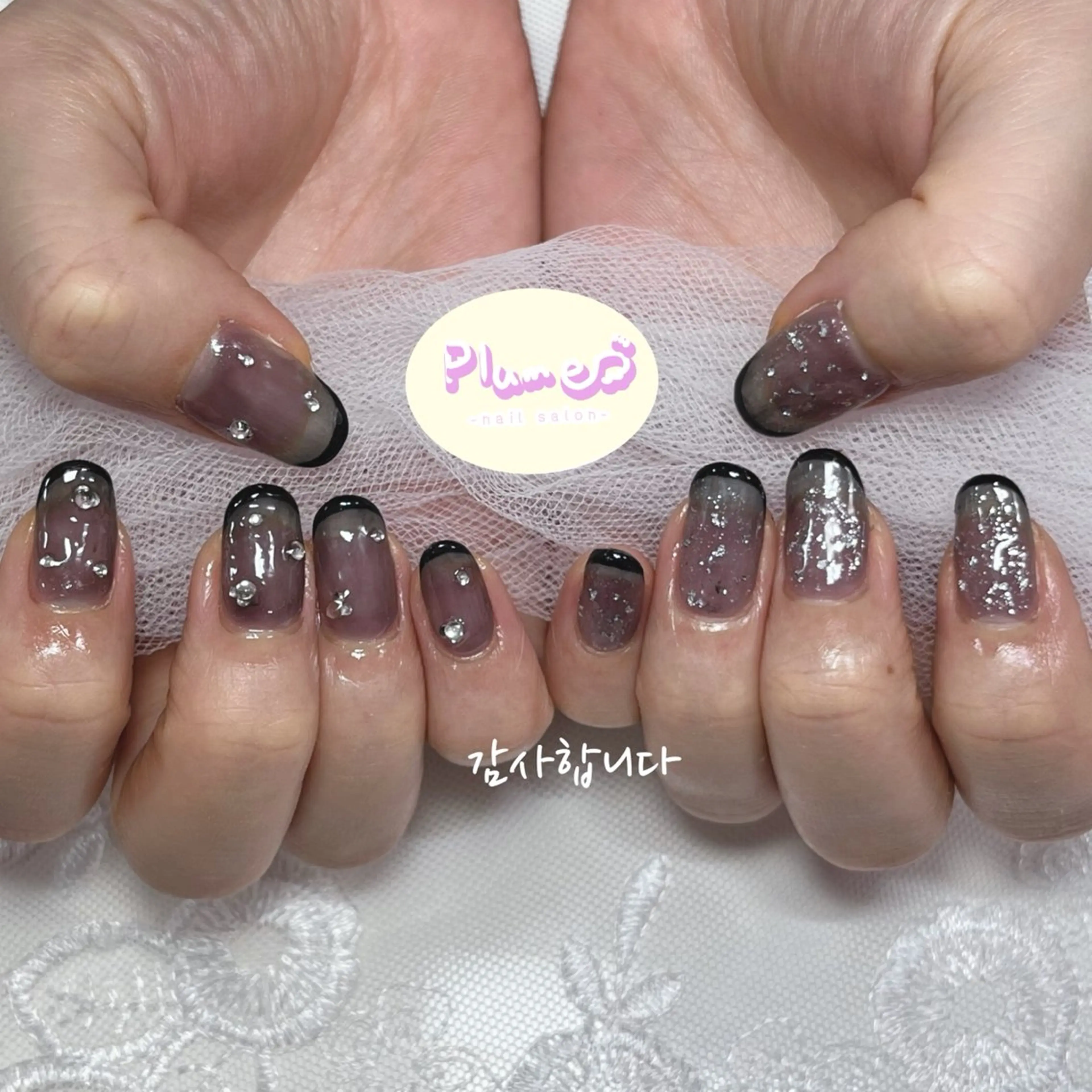 ネイル ハンドネイル plume nail ☆韓国ネイルのネイルデザイン