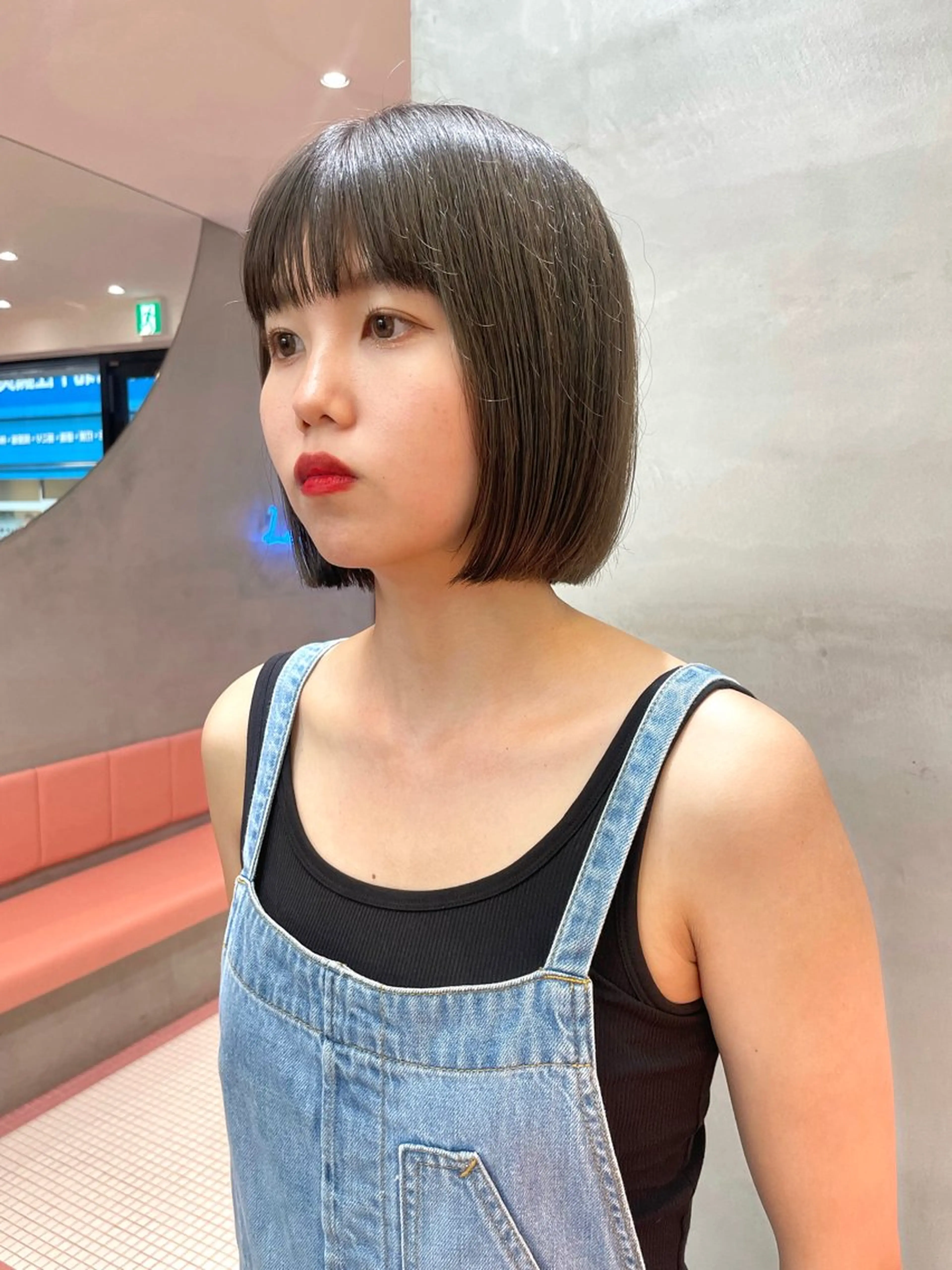 ショート Misaki /ボブ/縮毛矯正のヘアスタイル