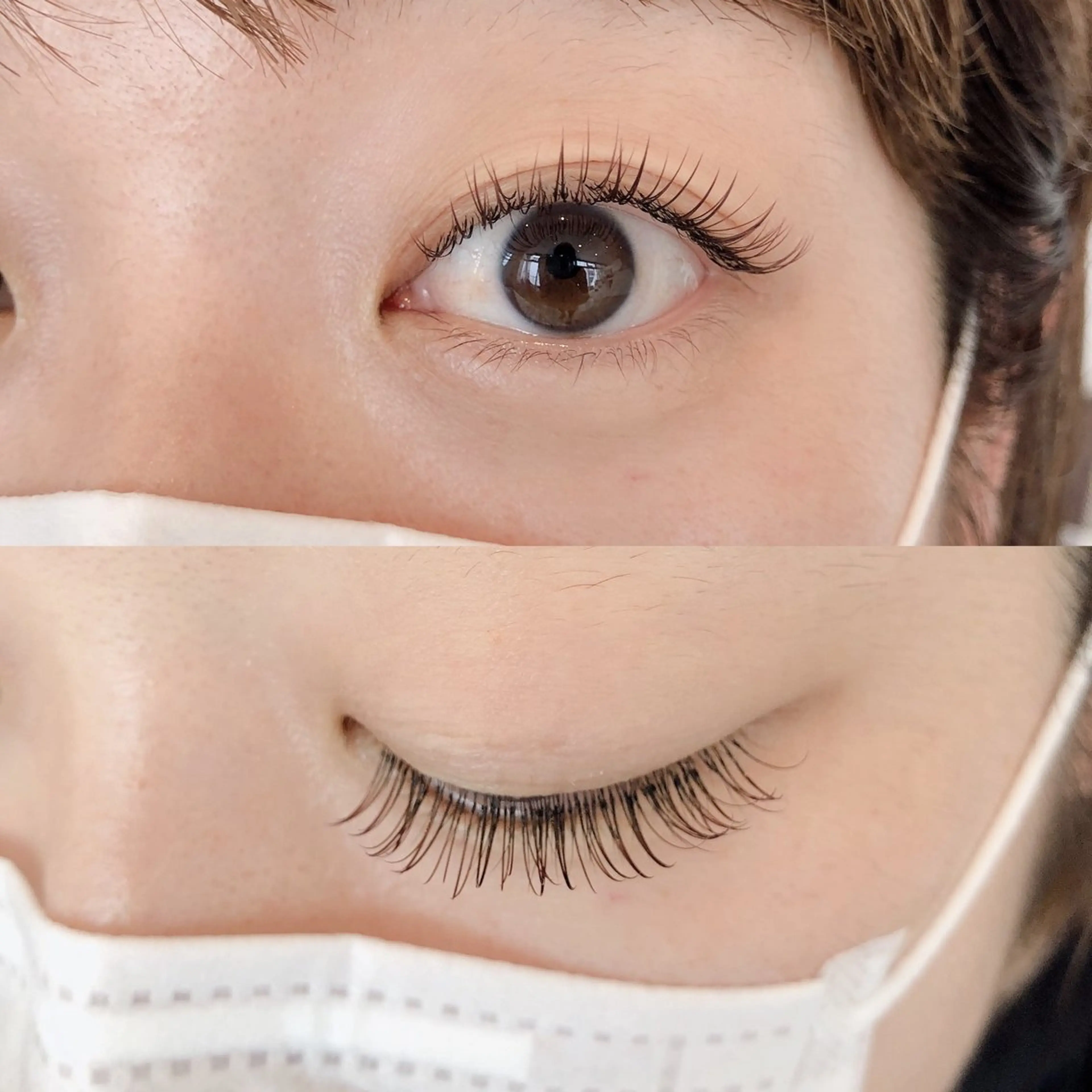 オフ無料🤍フラットラッシュ100本🤍　ブラウン+500円の写真