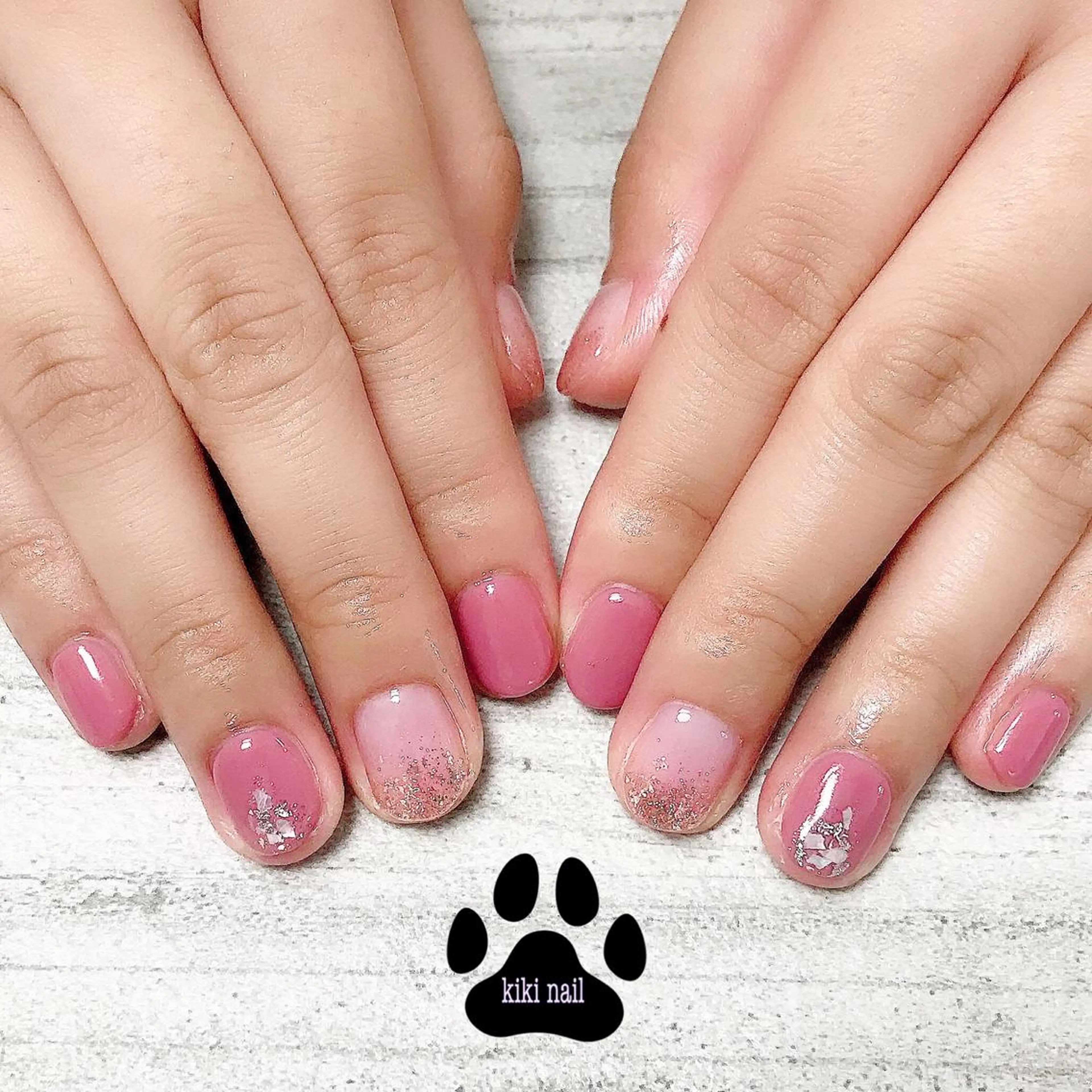 ネイル フットネイル ラメ(グリッター) ワンカラーネイル kikinail 溝の口のネイルデザイン