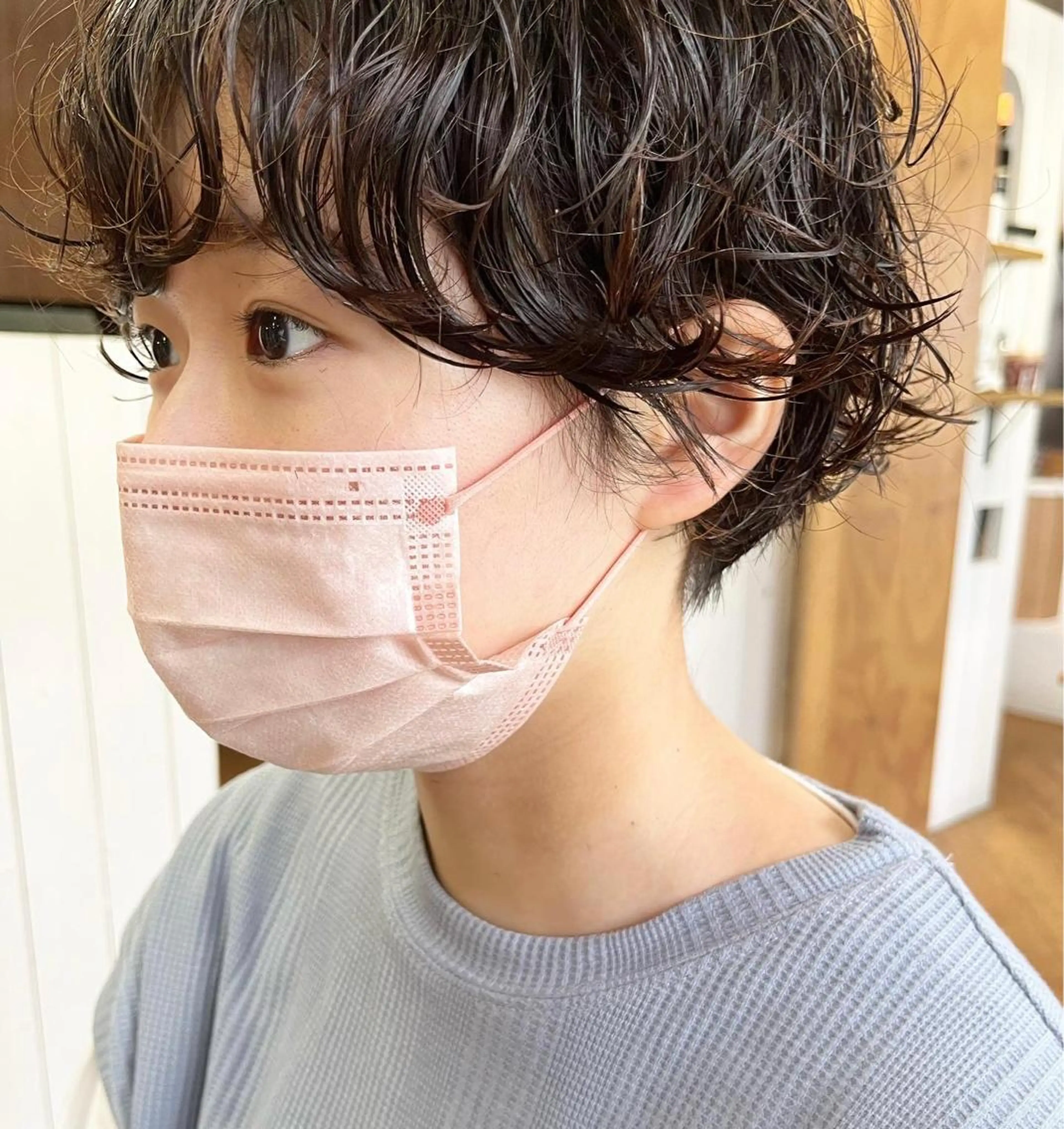 ショート パーマ カット パーマ トリートメント Hareru hair salon所属・Hareru 豊田 修廣のヘアスタイル