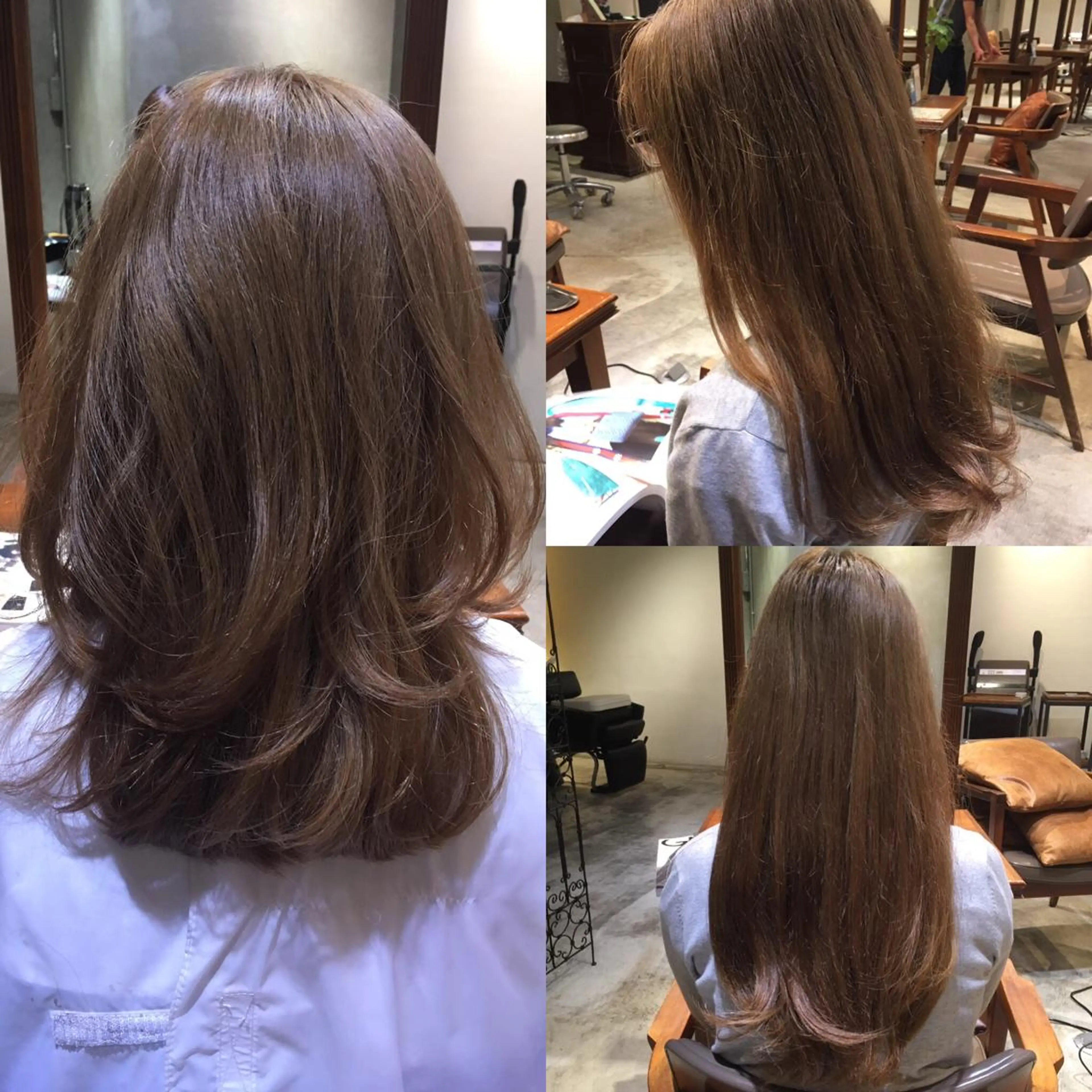 セミロング カラー レイヤーカット ツヤ美髪💐 髪質改善/高山愛来のヘアスタイル