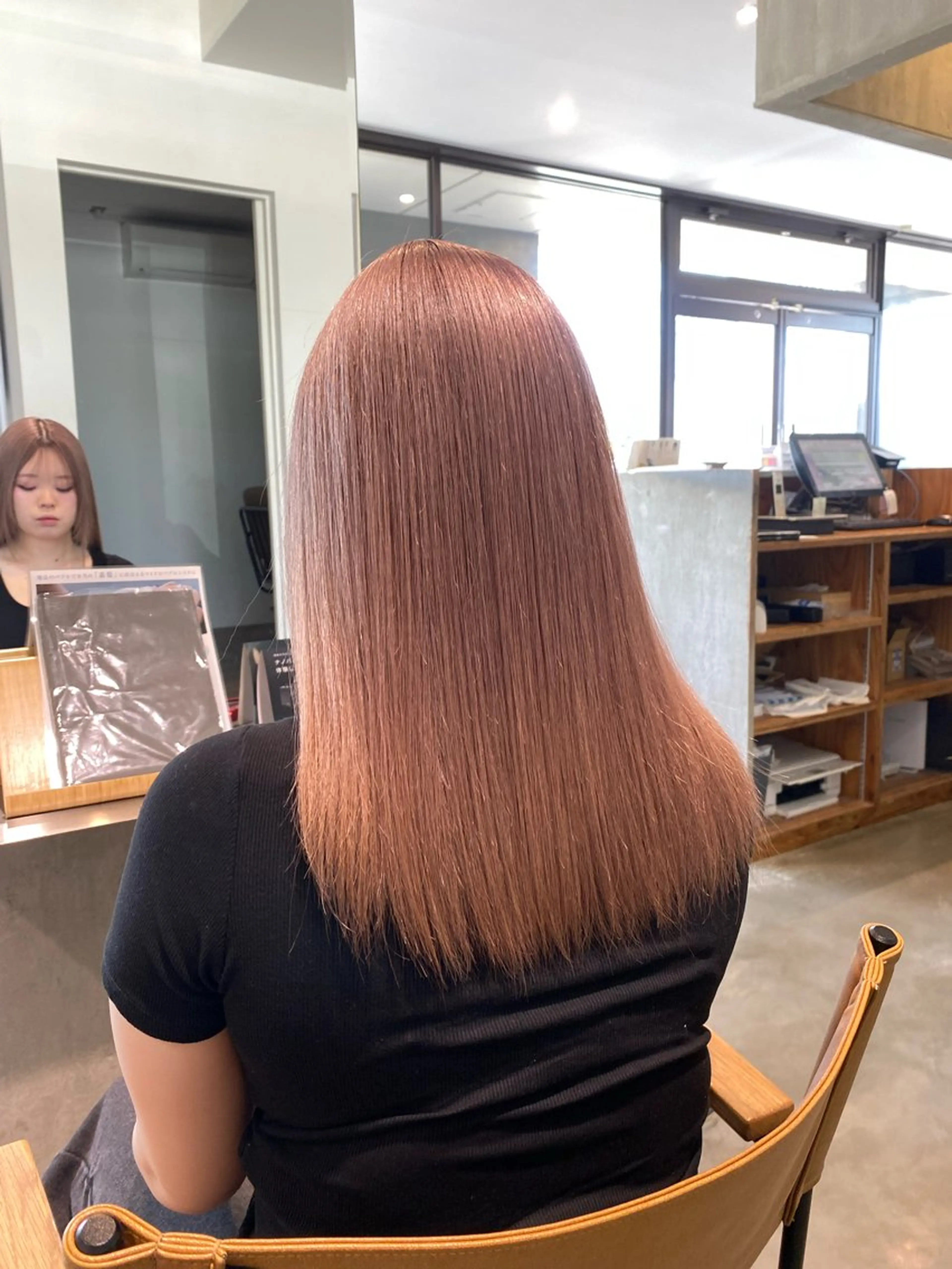 セミロング カラー ヘアカラー トリートメント 透明感カラー 天羅のヘアスタイル