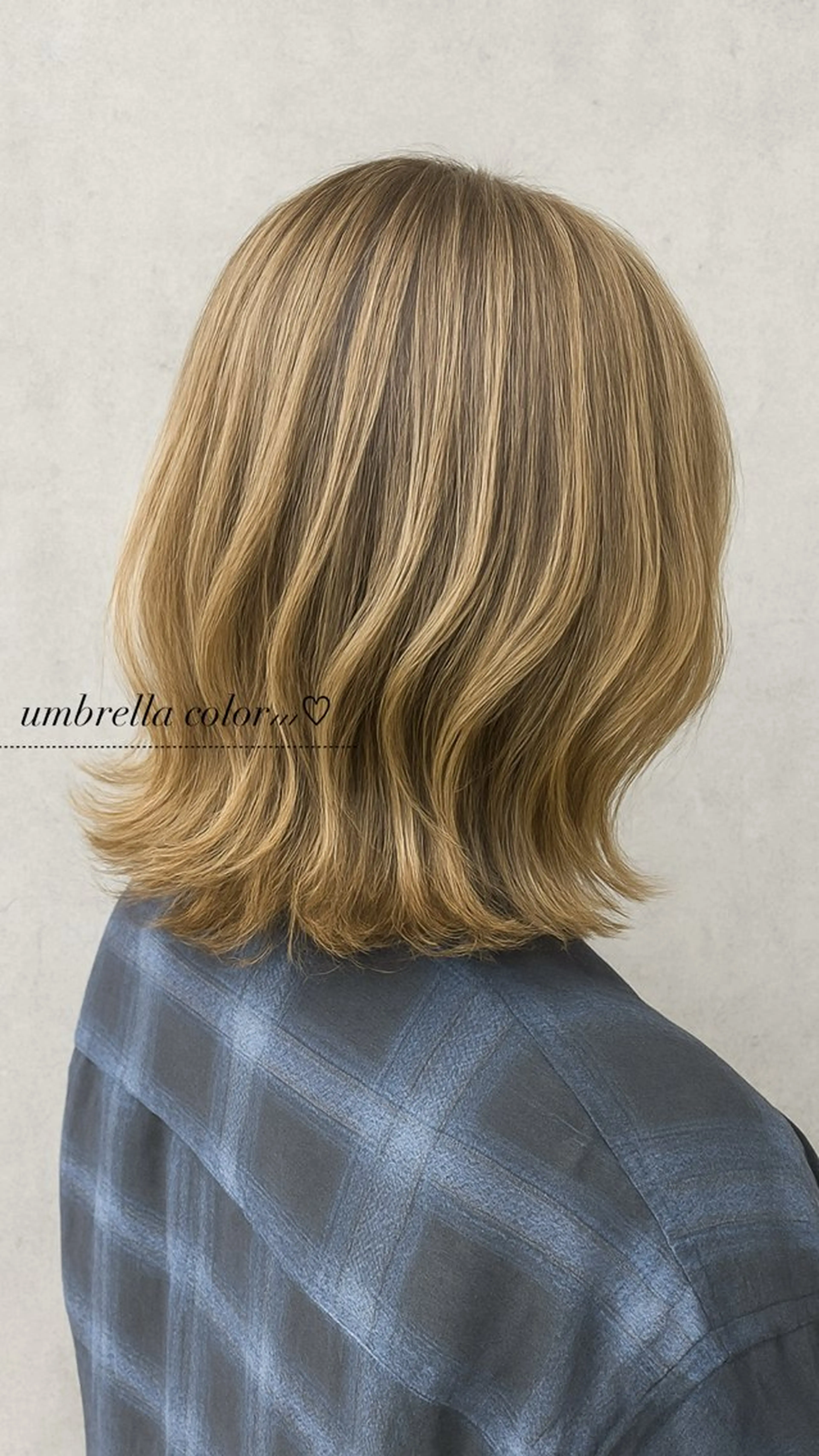 ミディアム ヘアカラー ブリーチモデル募 集🩵AYAKA🩵のヘアスタイル