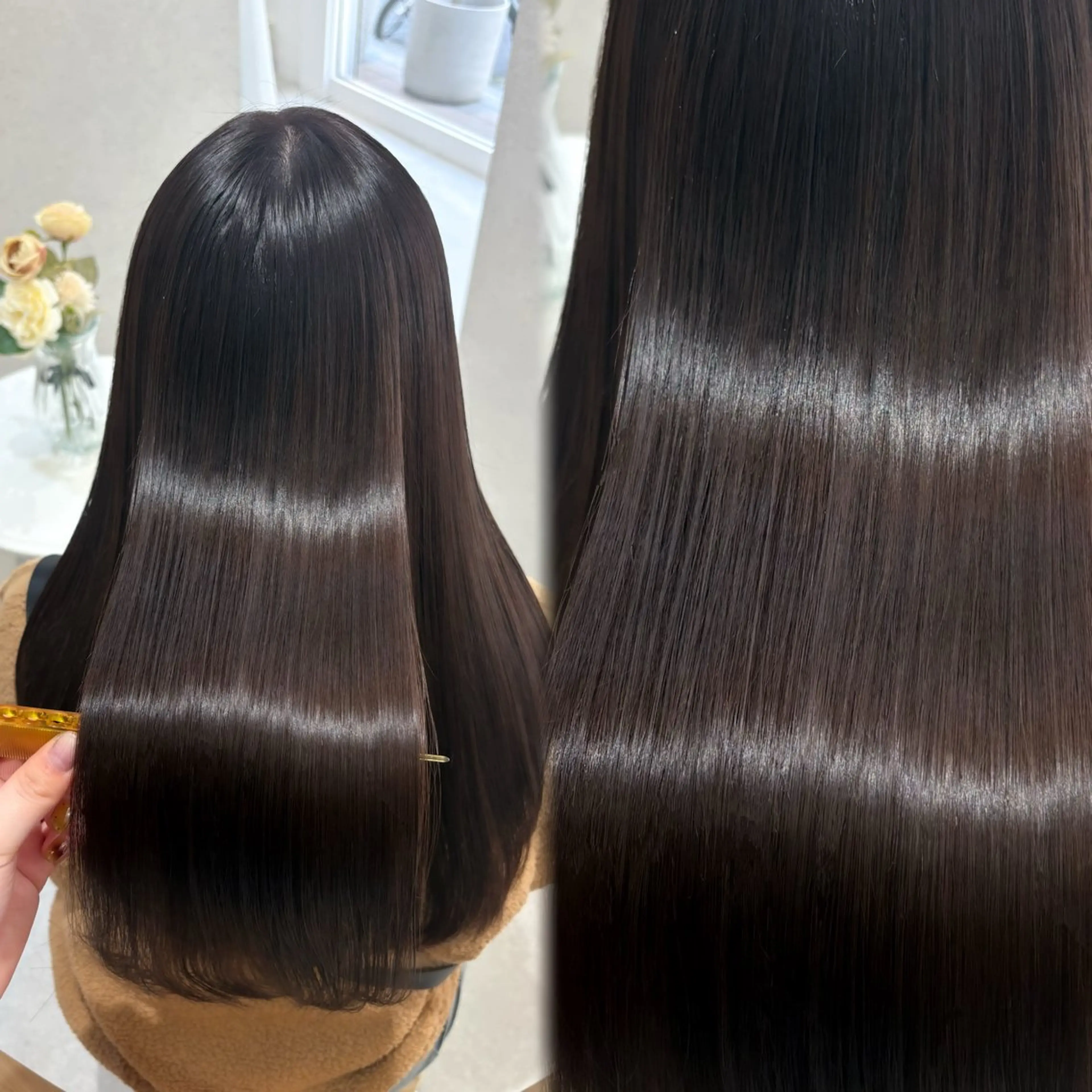 ロング カラー カット ヘアカラー 透明感/チョコカラー 💍TAMA💍のヘアスタイル