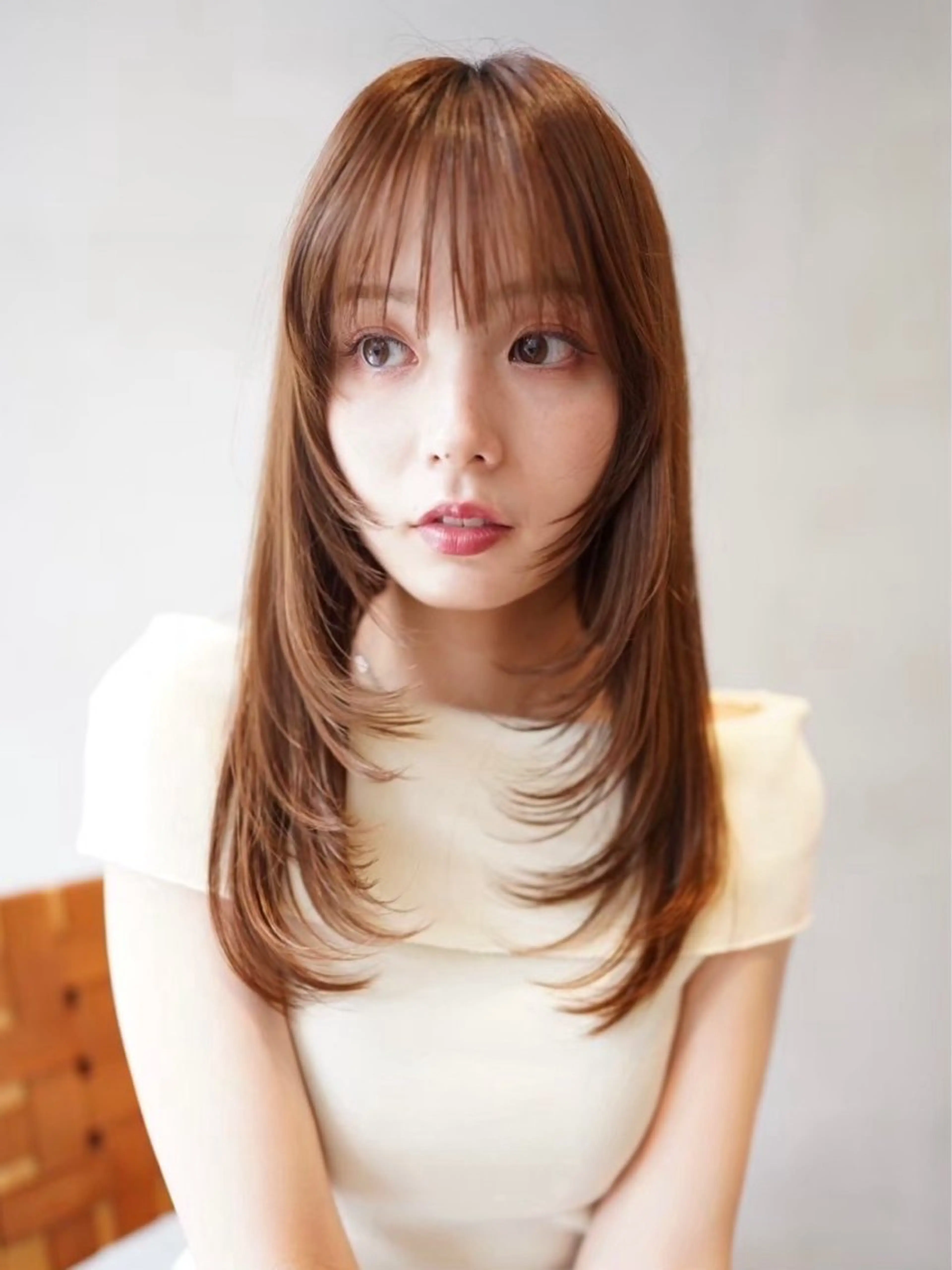 セミロング 🌷横浜/レディ ース/ さくら🌷のヘアスタイル