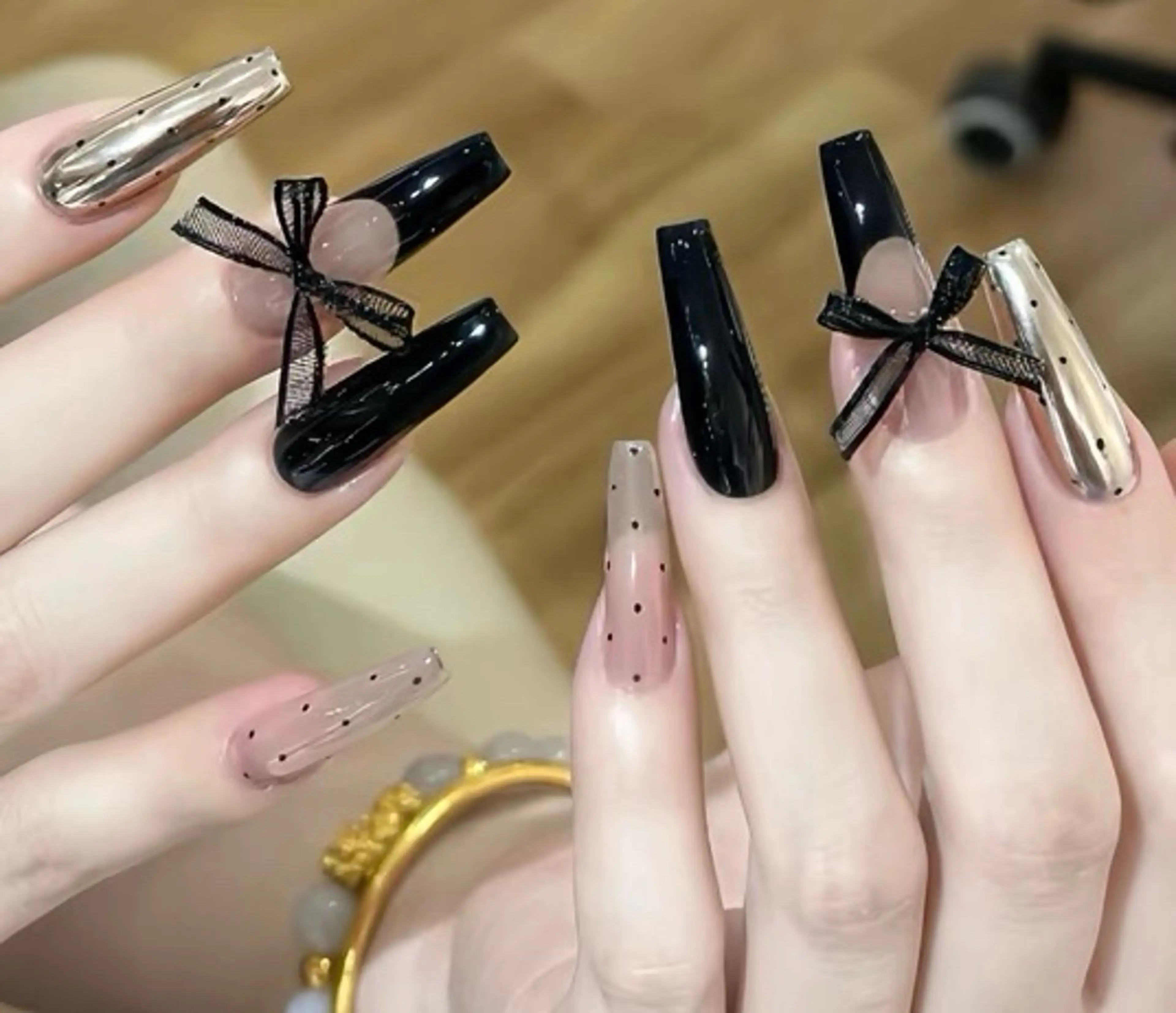 ネイル チークネイル 長さ出し フレンチネイル ガーリー 韓国ネイル sun nail池袋 モデル募集のネイルデザイン