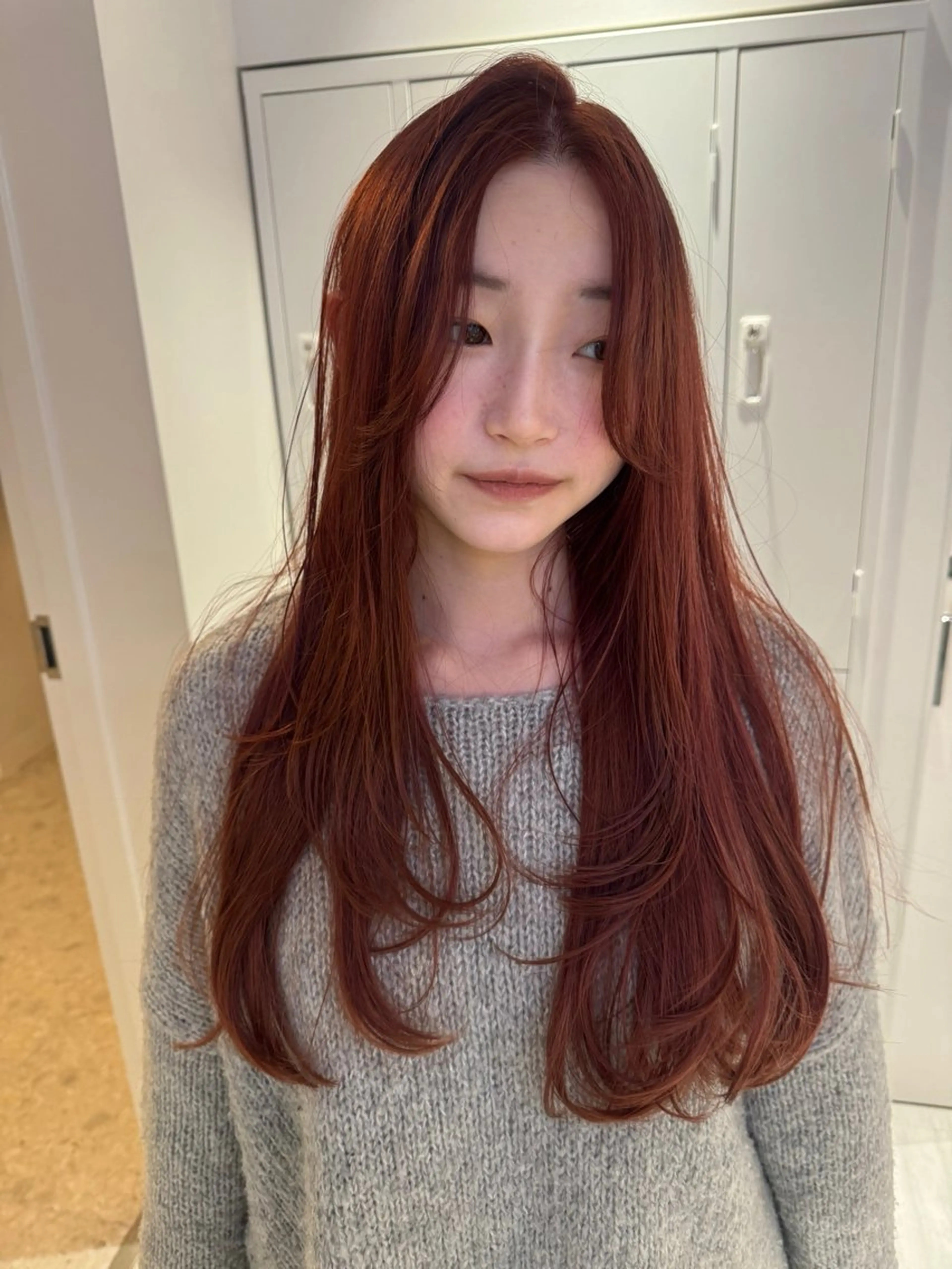 ロング カラー カット ヘアカラー トリートメント icon所属・Ami / icon博多のヘアスタイル