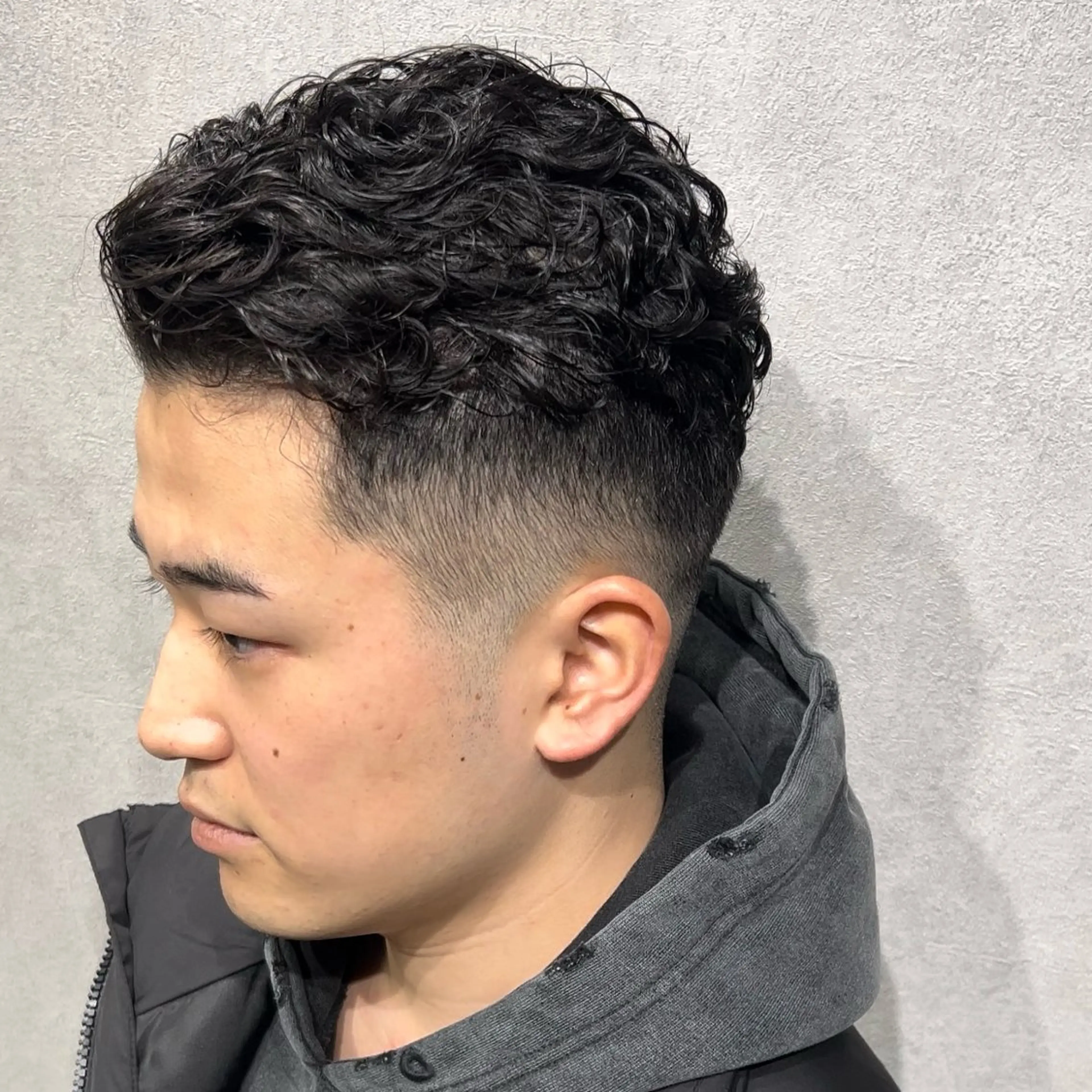 メンズ メンズパーマ カット パーマ 艶カラー/レイヤー /メンズ/マツエクのヘアスタイル