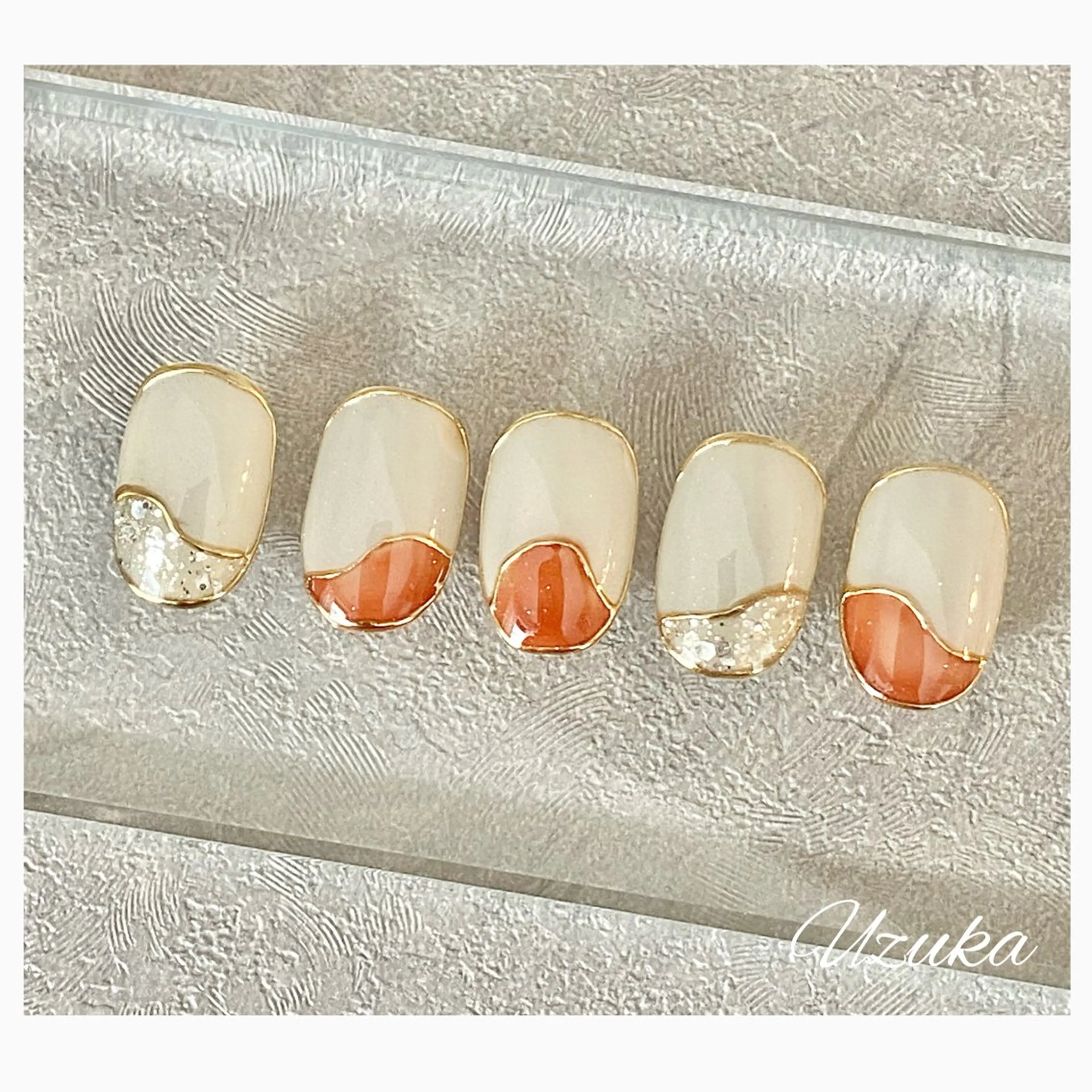 ネイル フレンチネイル 【 enn 】 Uzuka Yukaのネイルデザイン