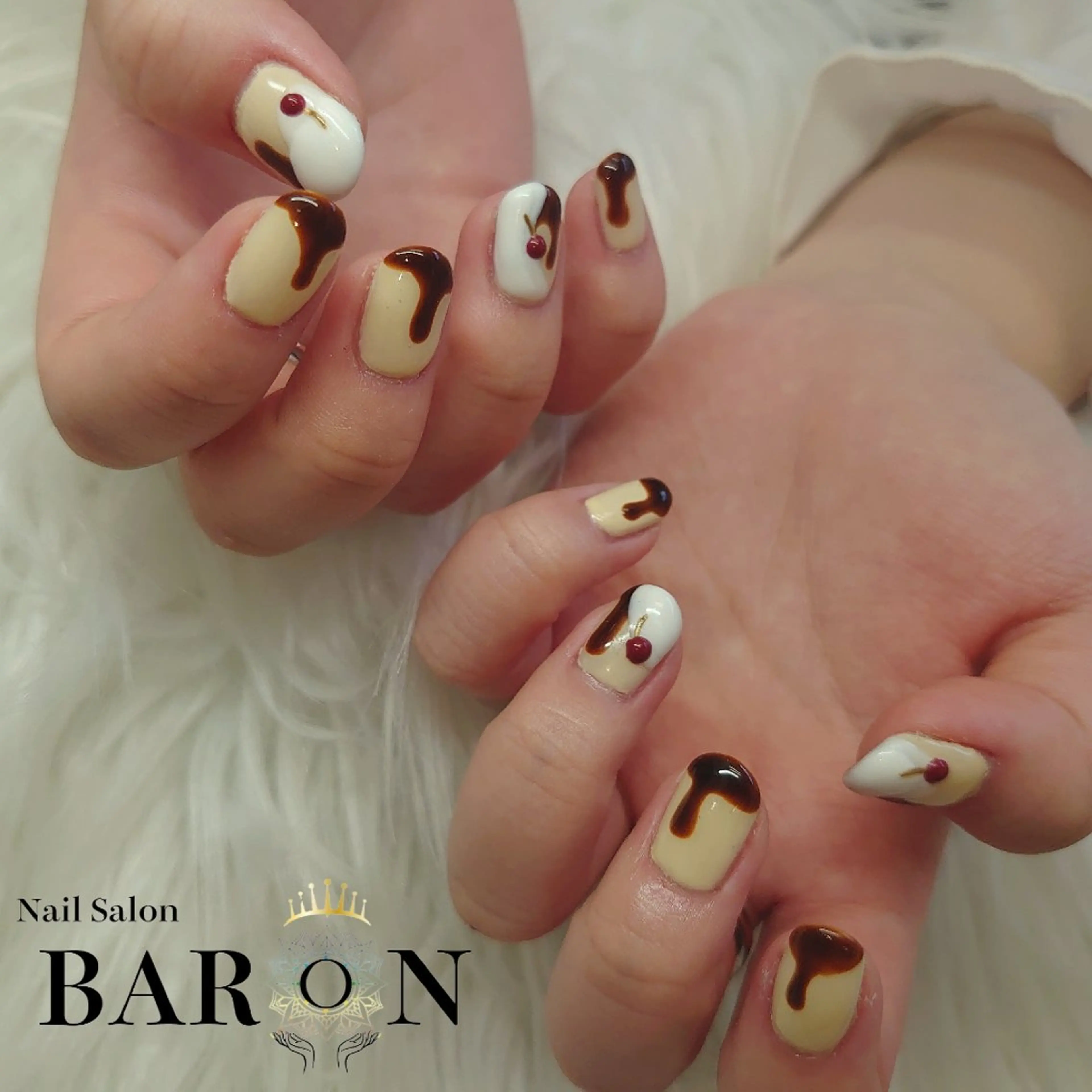 ネイル 持ち込み ぷっくりネイル ♛BARON♛ AOIのネイルデザイン