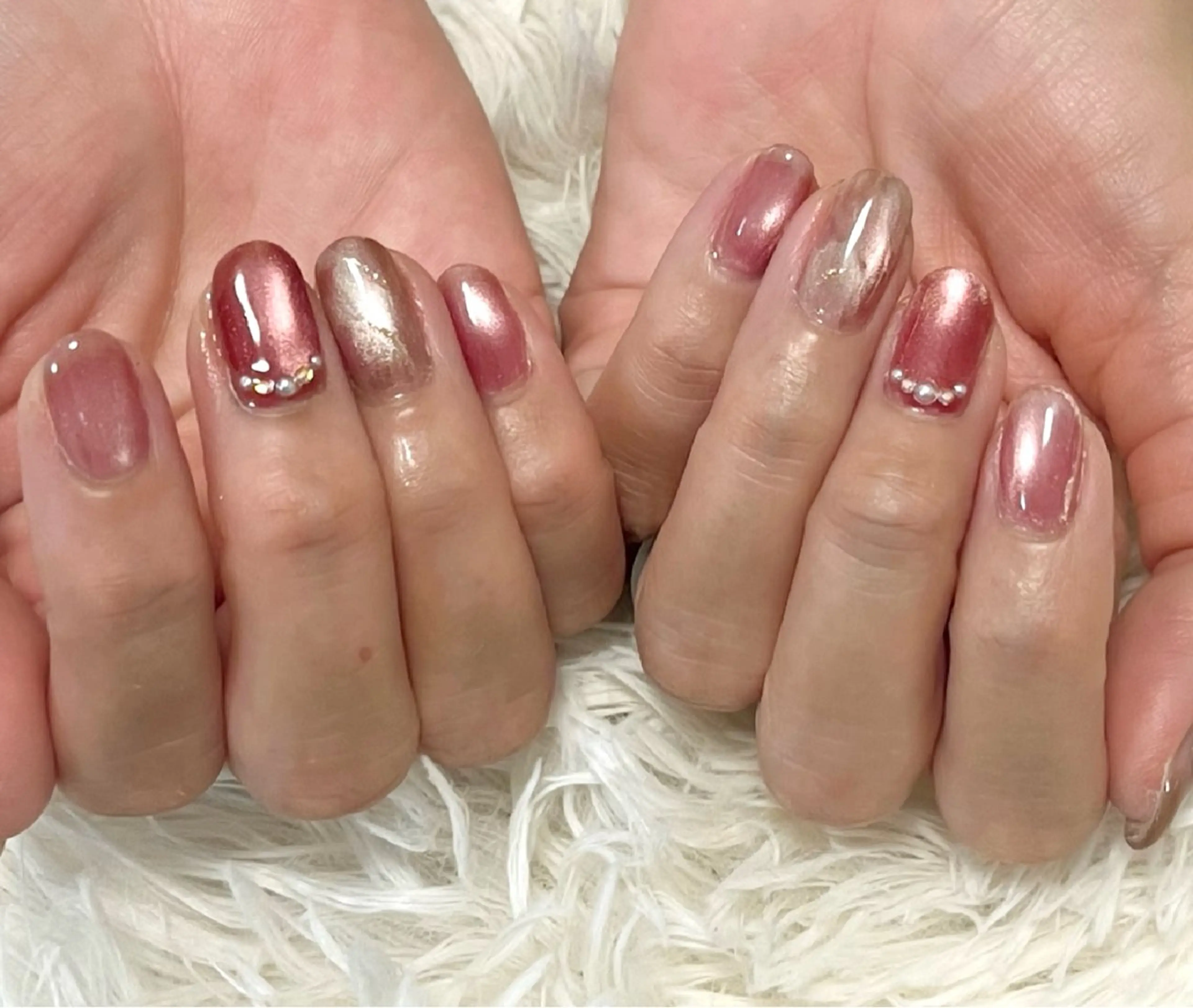 ネイル ハンドネイル 島田 亜紀のネイルデザイン