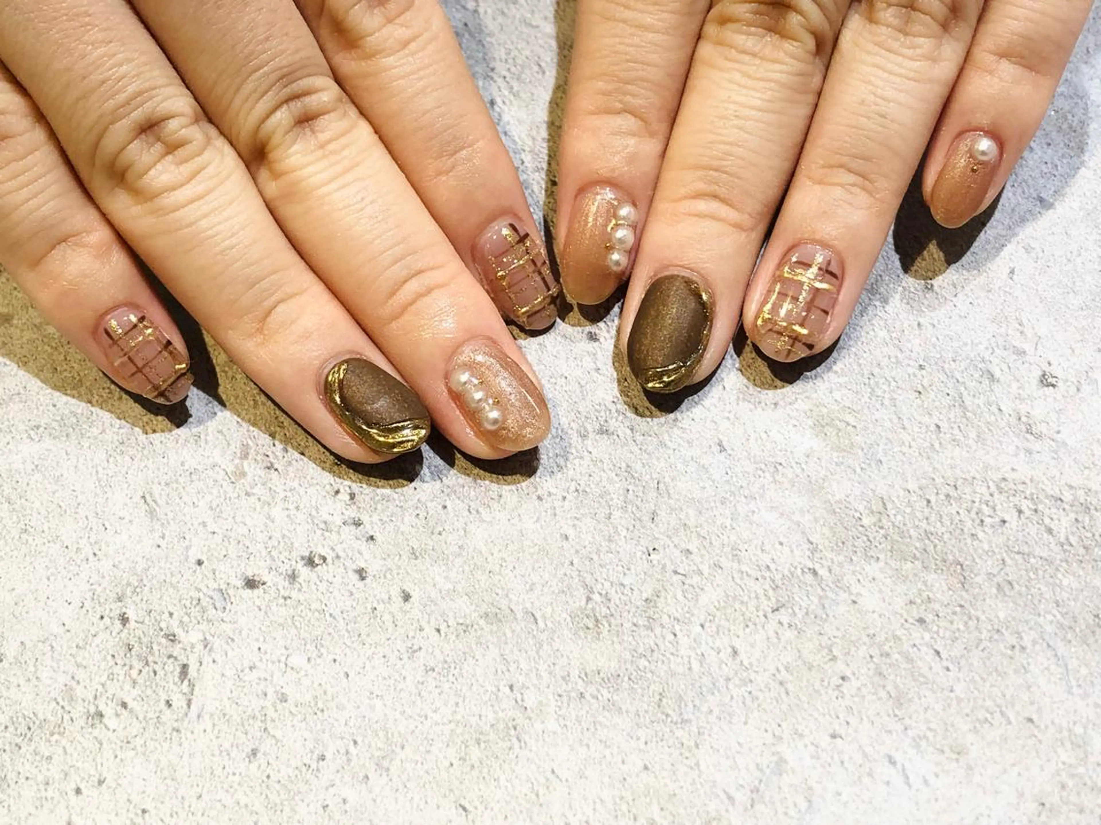 ネイル 舞田 苑香のネイルデザイン