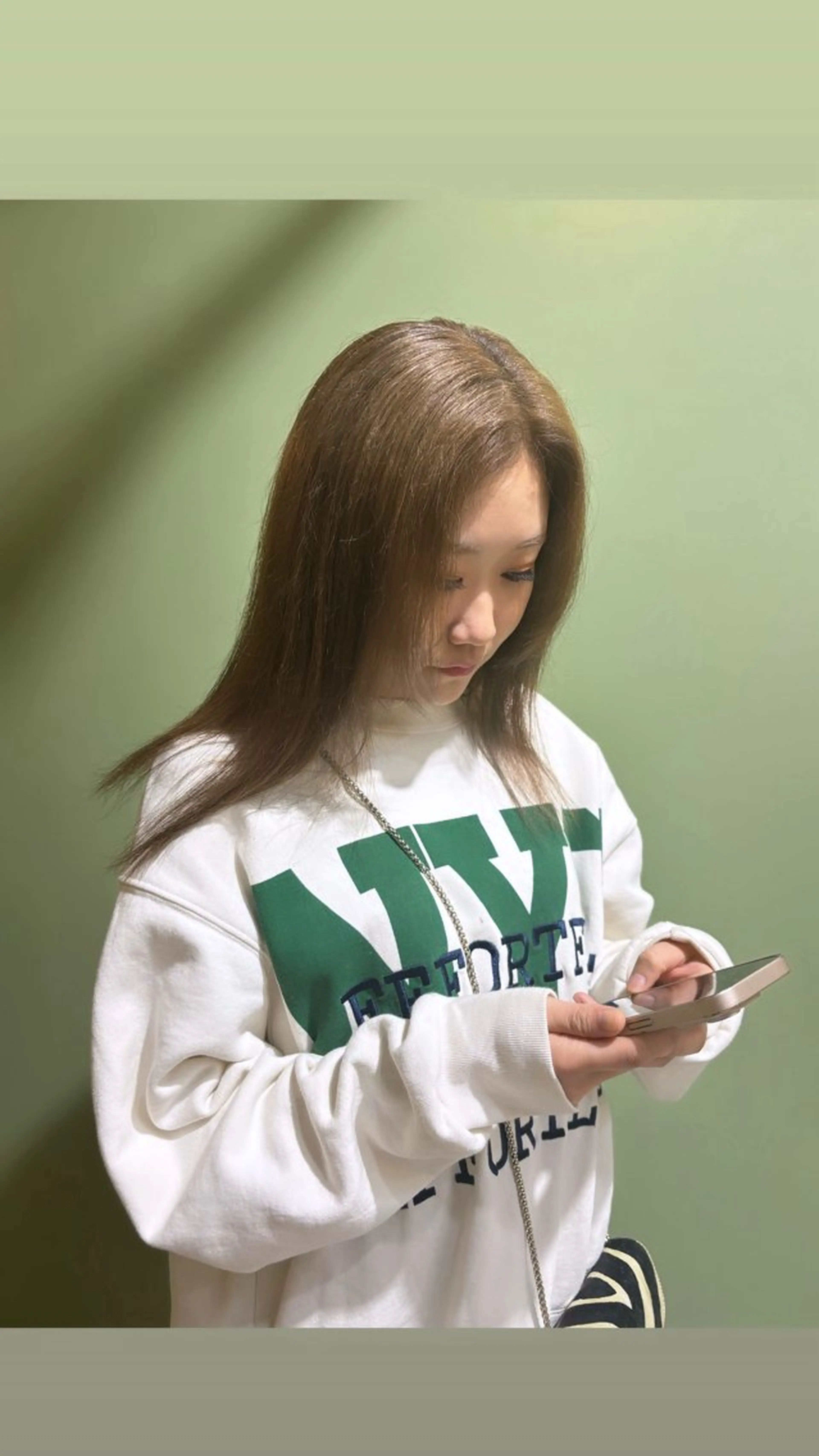 カラー レイヤー/透明感 カラー/nanokaのヘアスタイル