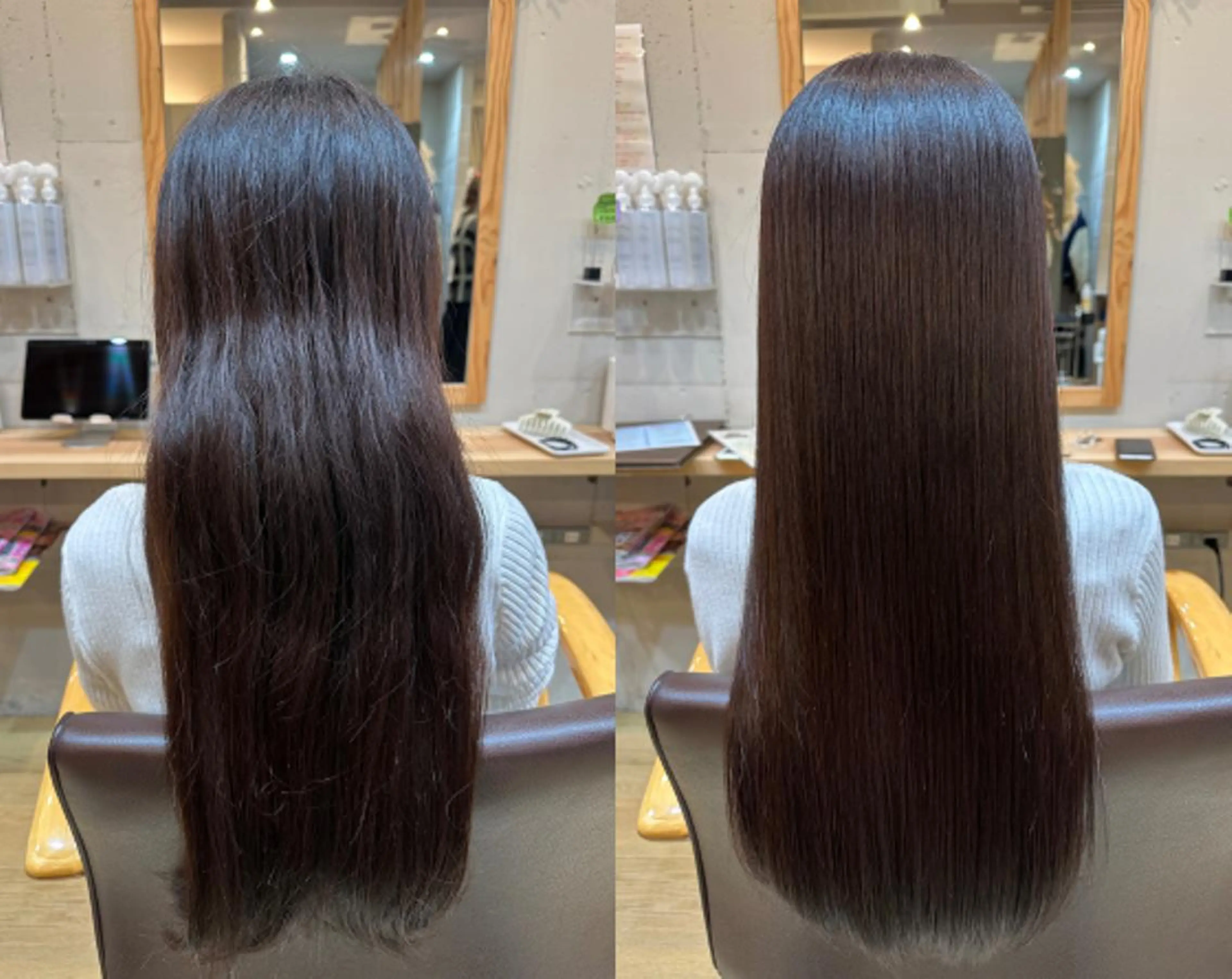 パーマ ロング 縮毛矯正 【髪質改善】に特化 オリーブオイルクラブのヘアスタイル