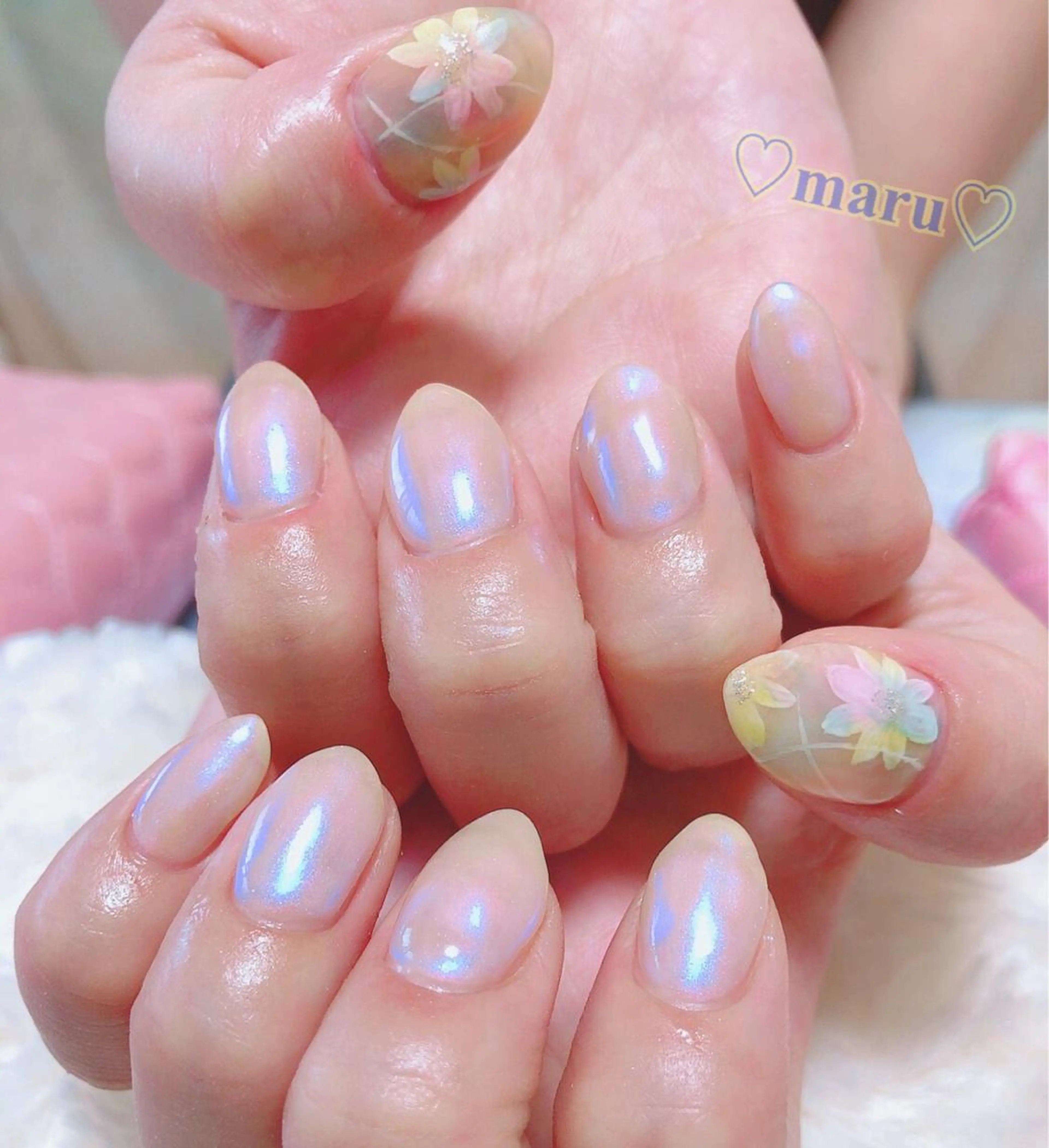 ネイル ハンドネイル フットネイル まるみ ♡のネイルデザイン