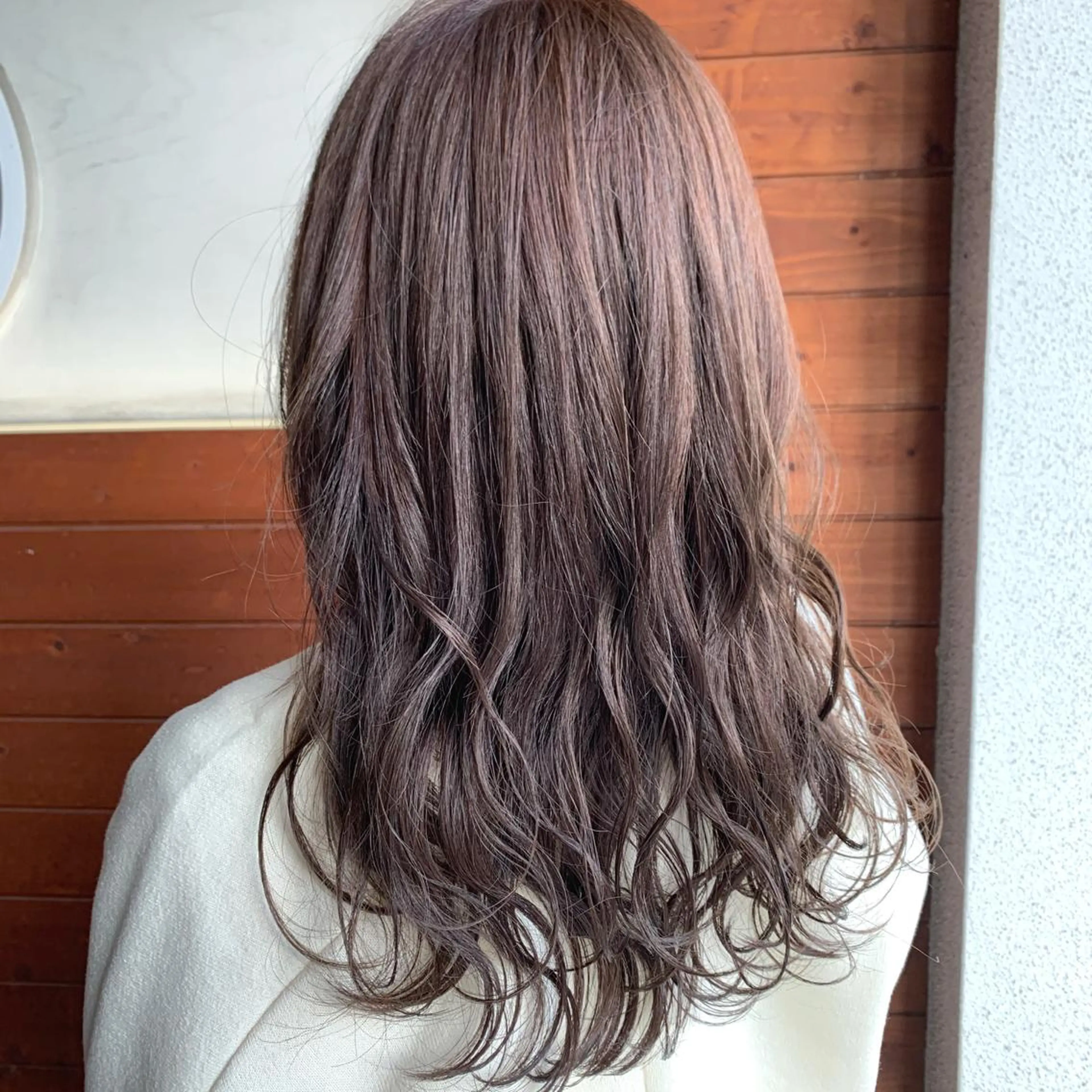 ロング カラー ブラウンカラー ココアブラウン ヘアカラー トリートメント IORI #韓国ヘア#髪質改善のヘアスタイル