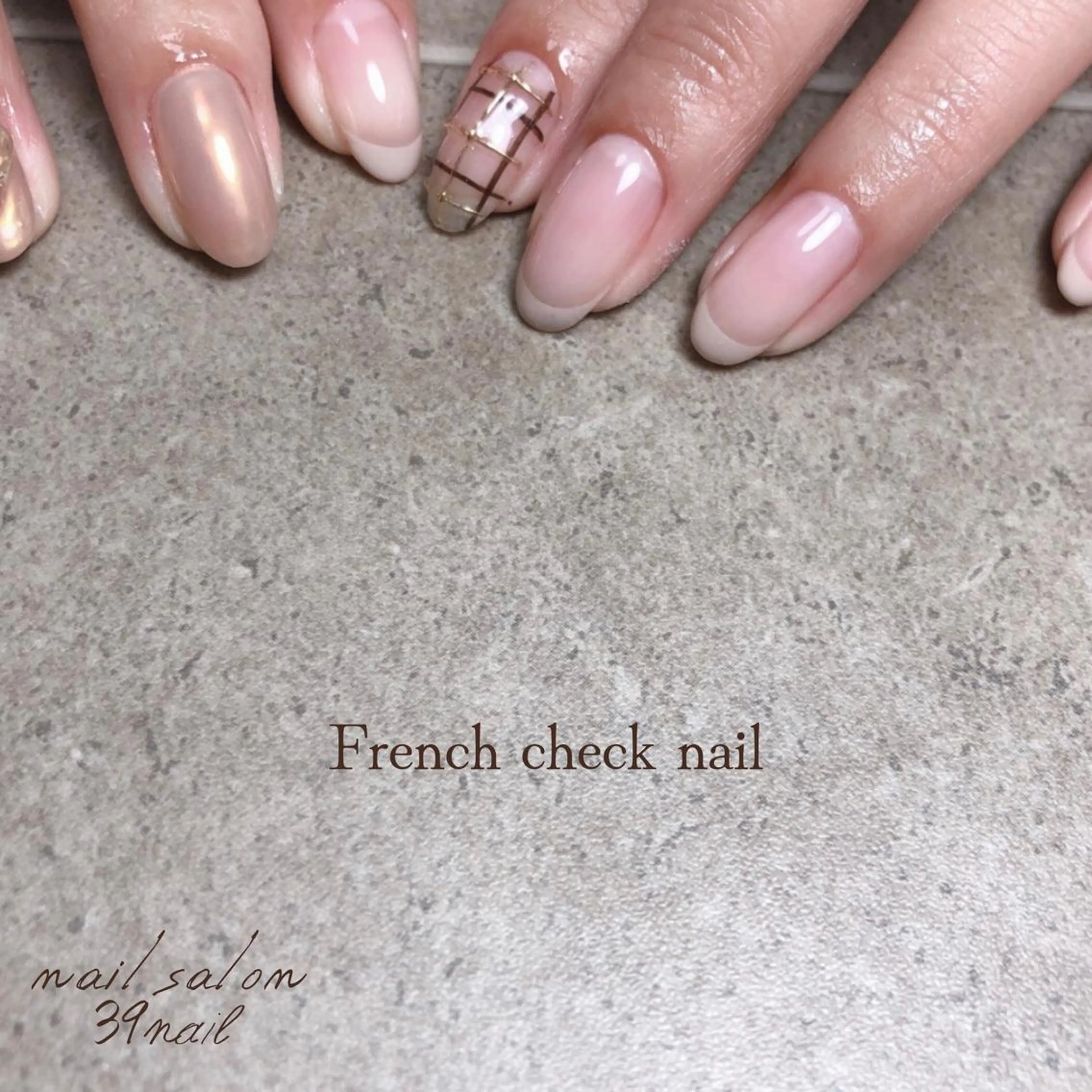 ミディアム ネイル ハンドネイル 京橋 【39nail】のネイルデザイン