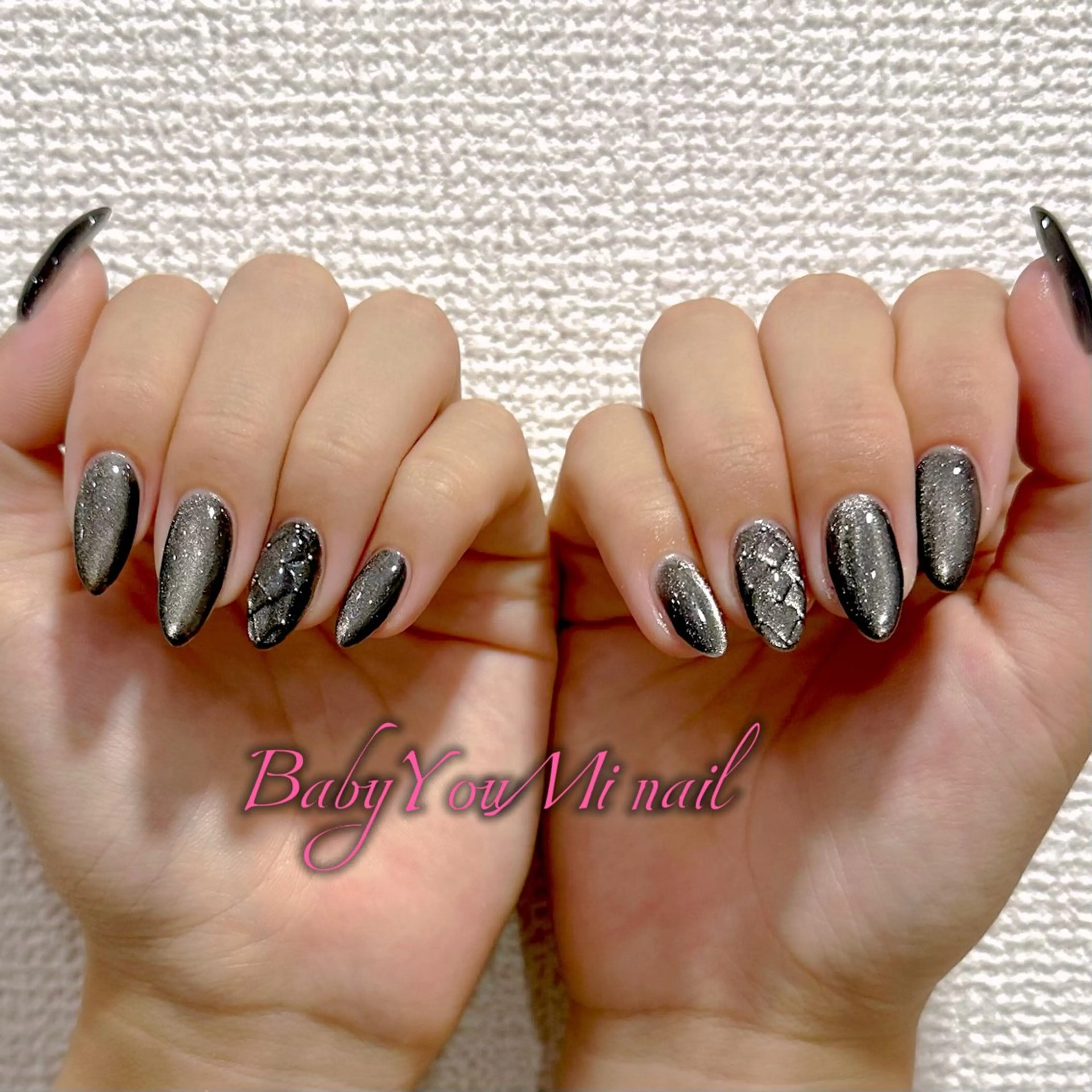 ネイル オーロラネイル フラワーネイル フットネイル フレンチネイル ジェルネイル ハンドネイル BabyYouMi ねねのネイルデザイン