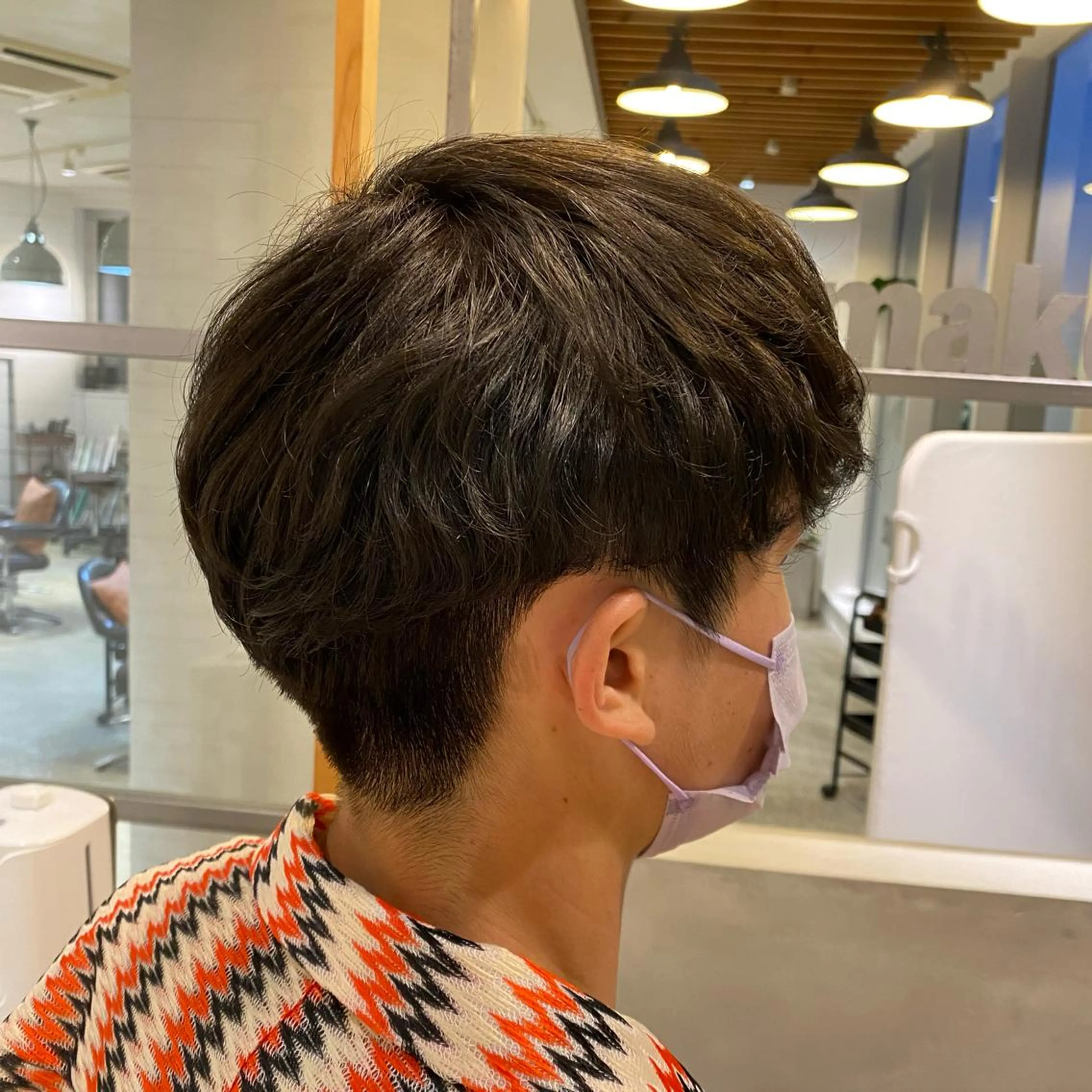 カラー メンズ 山口 智也のヘアスタイル